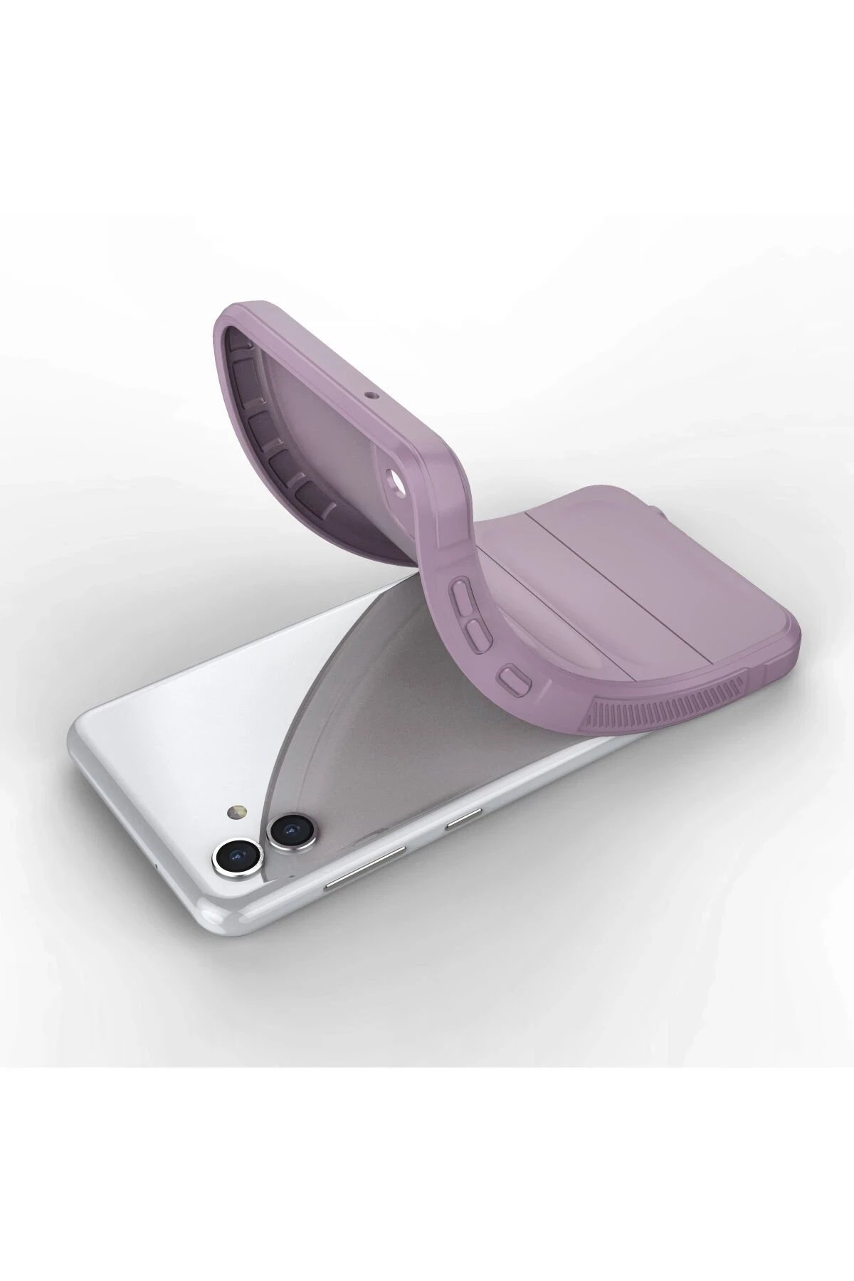 Newface Samsung Galaxy A04 Kılıf Optimum Silikon - Mor