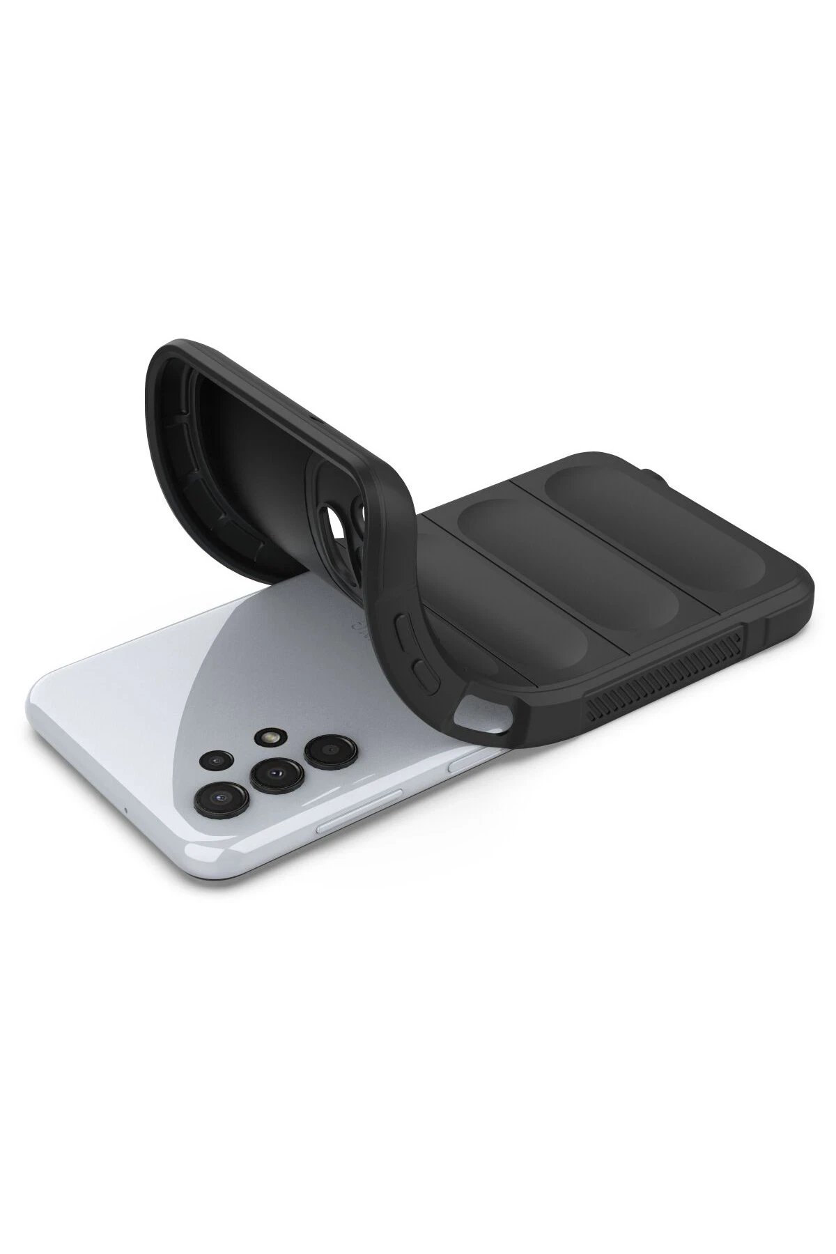 Newface Samsung Galaxy A13 4G Kılıf Optimum Silikon - Siyah