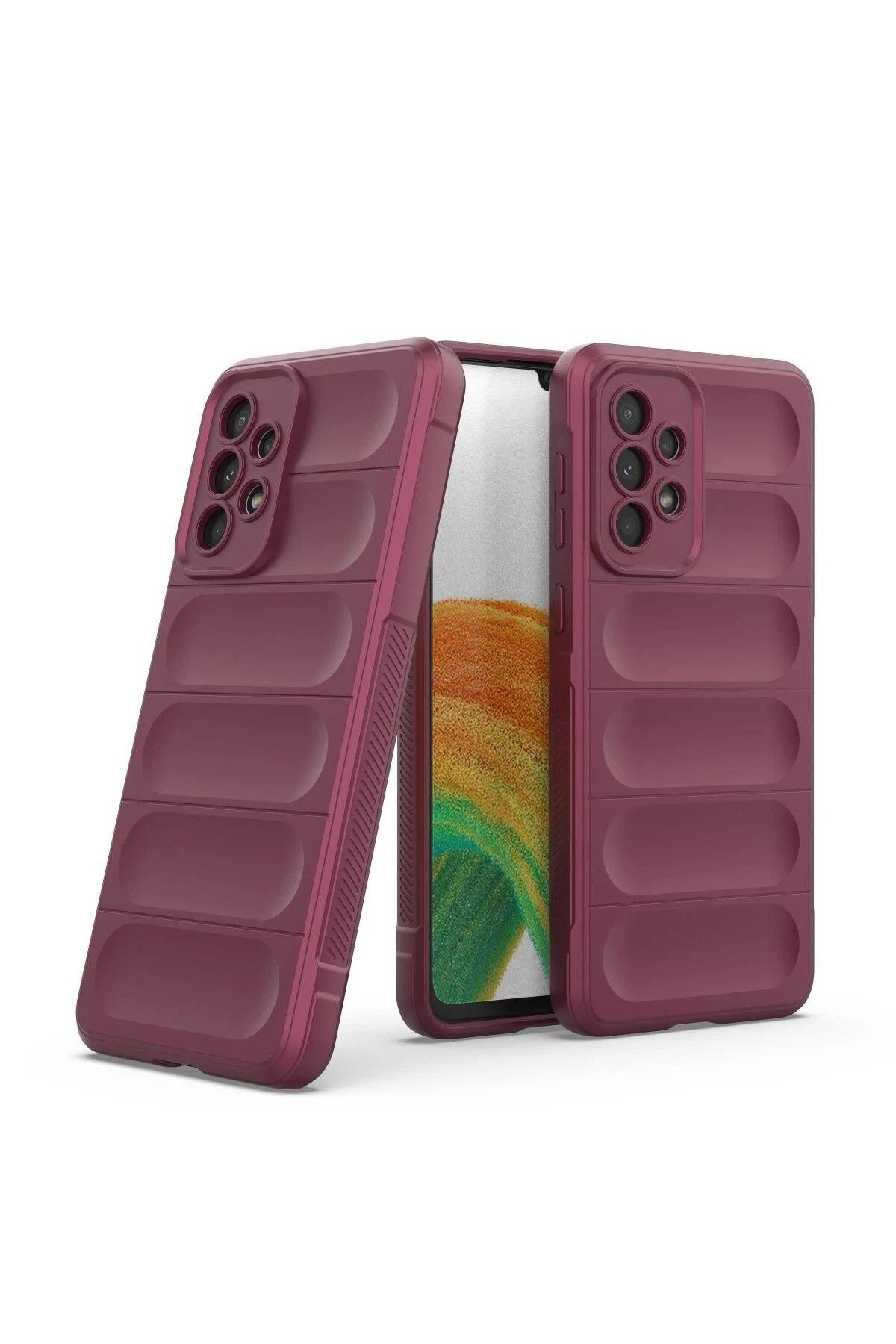 Newface Samsung Galaxy A33 5G Kılıf Optimum Silikon - Bordo