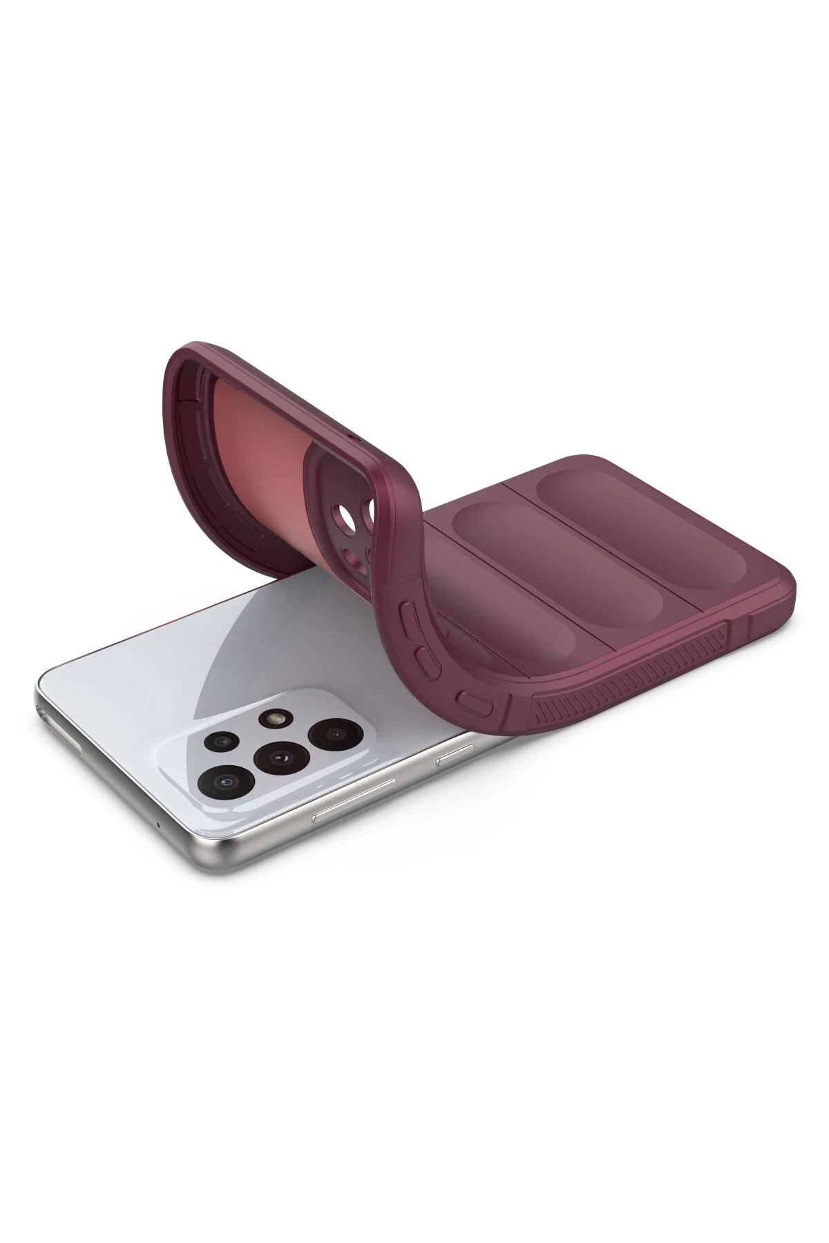 Newface Samsung Galaxy A33 5G Kılıf Optimum Silikon - Bordo