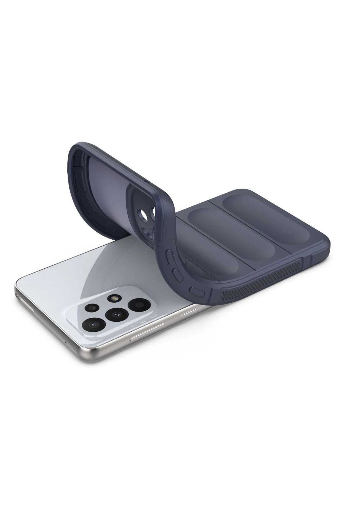 Newface Samsung Galaxy A33 5G Kılıf Optimum Silikon - Lacivert