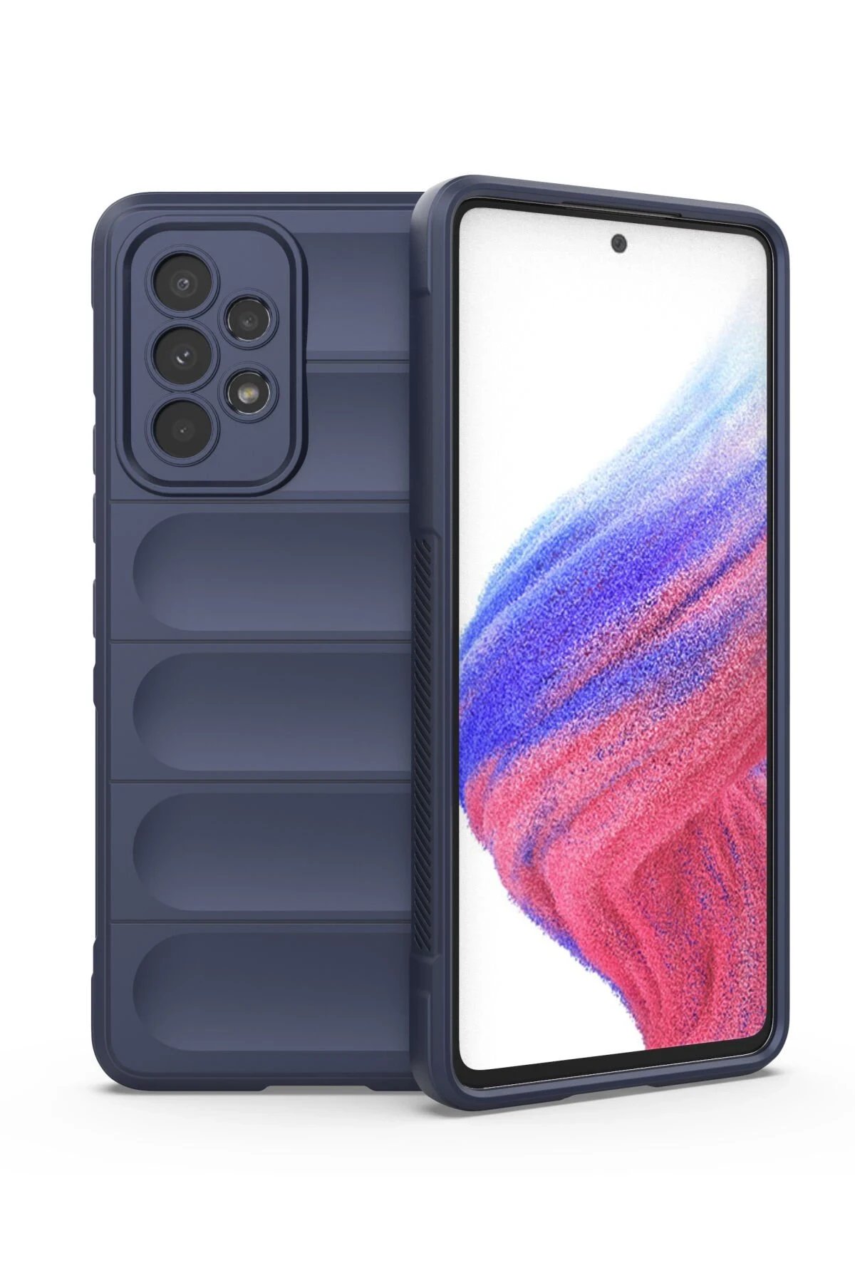 Newface Samsung Galaxy A53 5G Kılıf Optimum Silikon - Lacivert