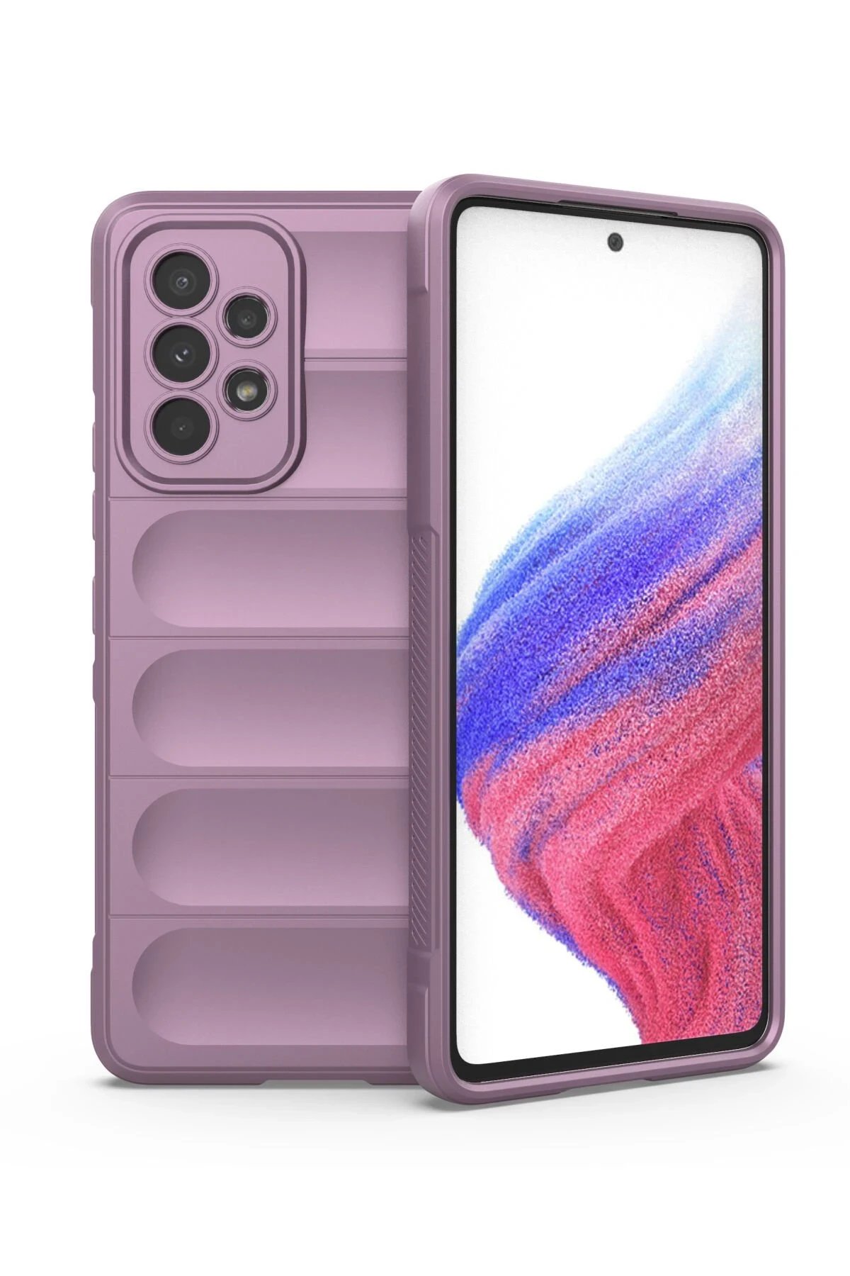 Newface Samsung Galaxy A53 5G Kılıf Optimum Silikon - Mor