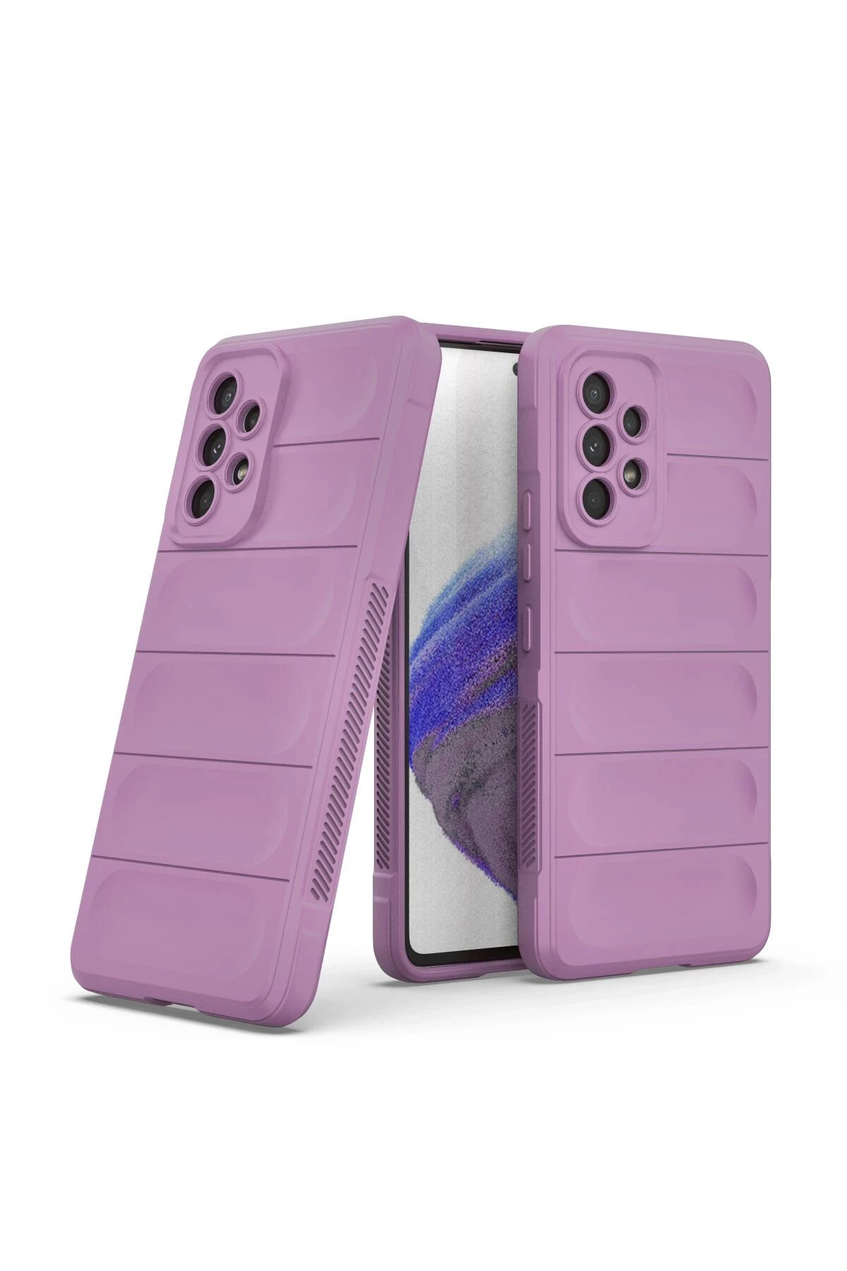 Newface Samsung Galaxy A53 5G Kılıf Optimum Silikon - Mor