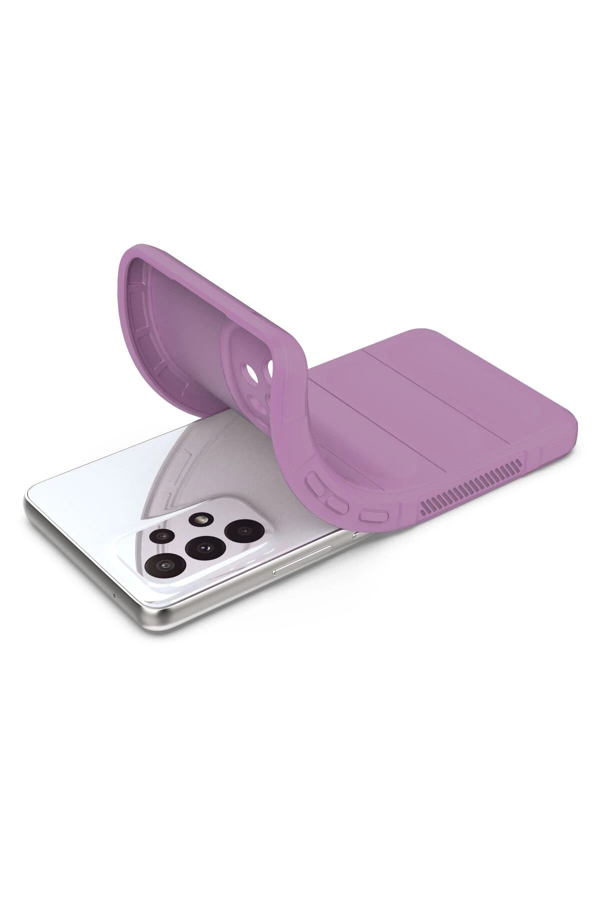 Newface Samsung Galaxy A53 5G Kılıf Optimum Silikon - Mor