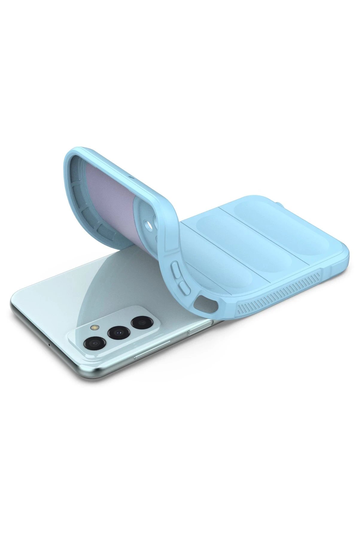 Newface Samsung Galaxy M23 Kılıf Optimum Silikon - Sky Blue