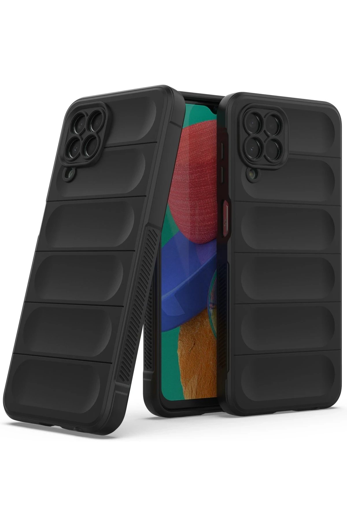 Newface Samsung Galaxy M33 Kılıf Optimum Silikon - Siyah