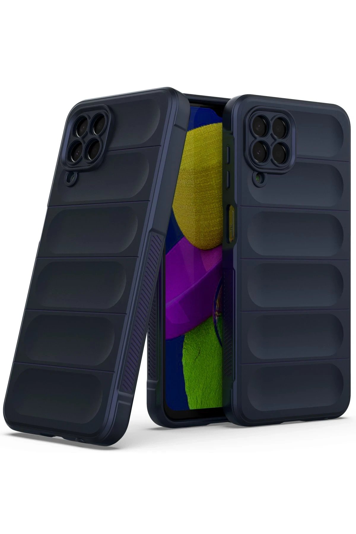 Newface Samsung Galaxy M33 Kılıf Optimum Silikon - Lacivert