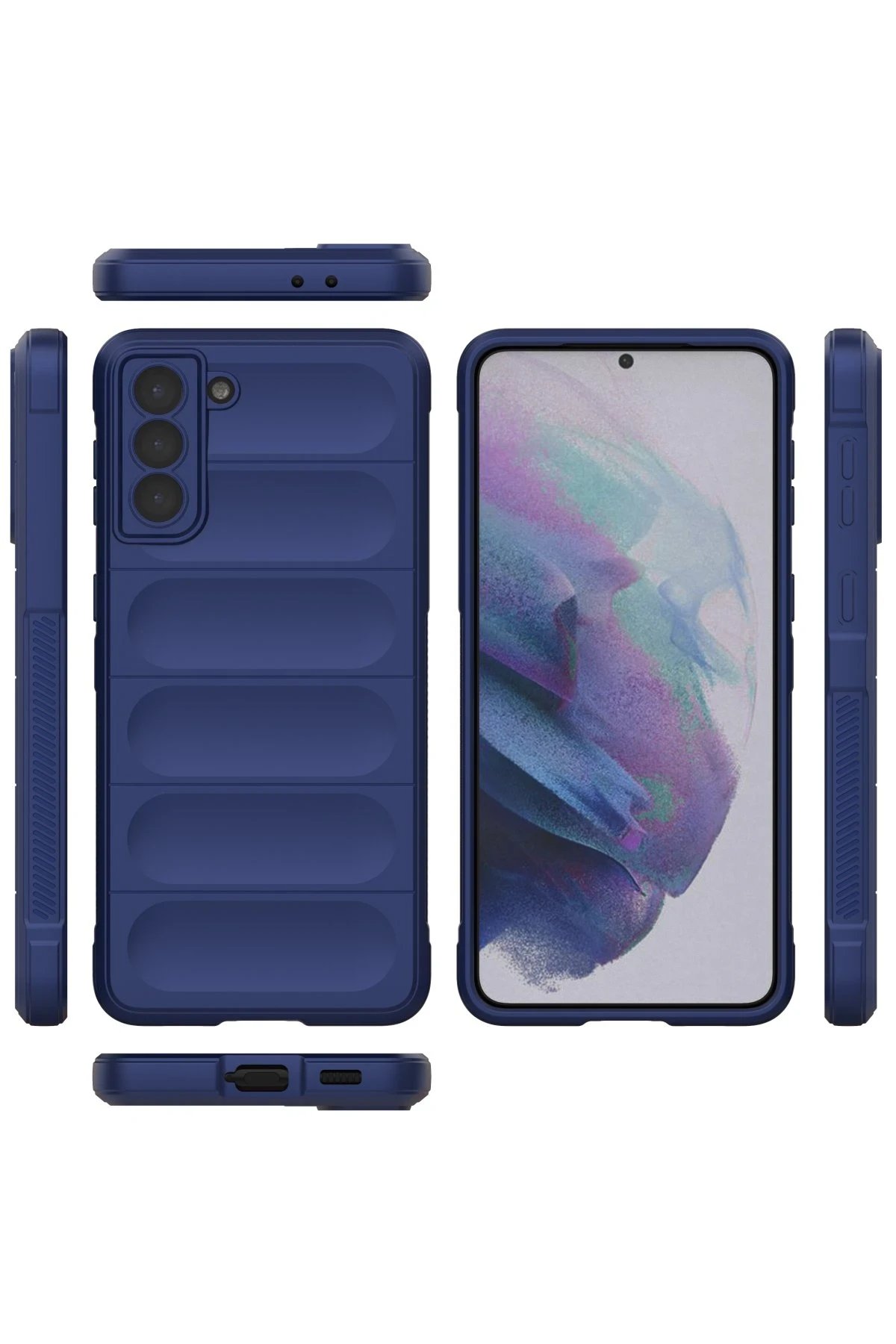 Newface Samsung Galaxy S22 Plus Kılıf Optimum Silikon - Lacivert