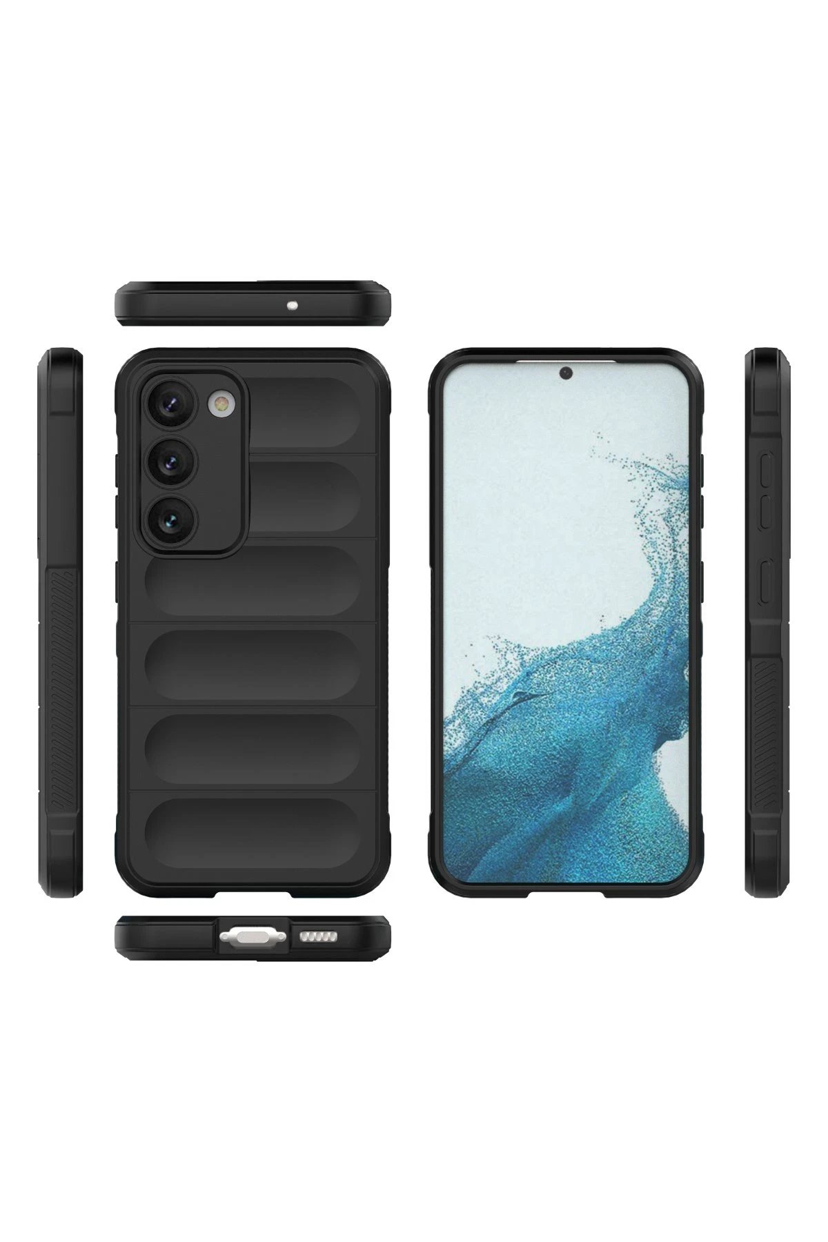 Newface Samsung Galaxy S23 Plus Kılıf Optimum Silikon - Siyah