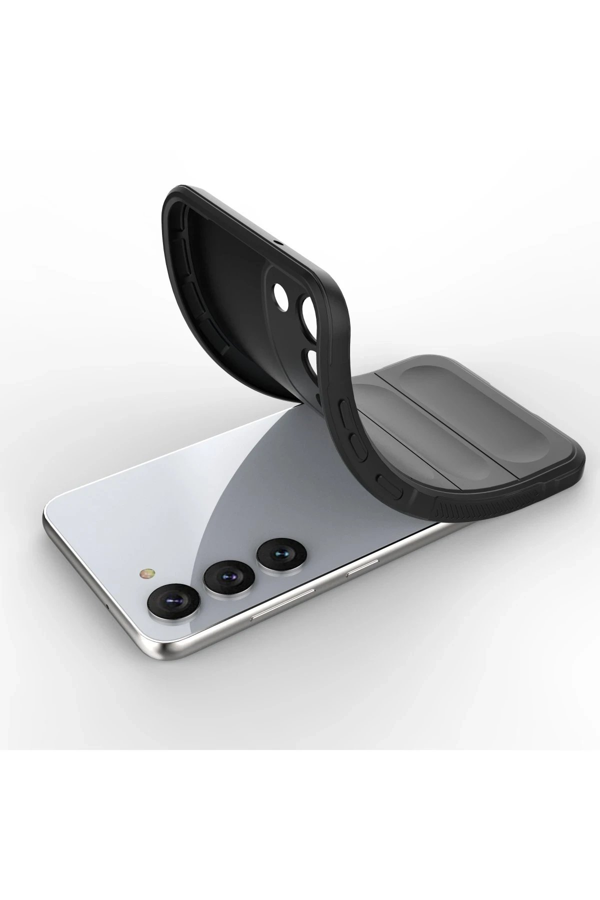 Newface Samsung Galaxy S23 Plus Kılıf Optimum Silikon - Siyah