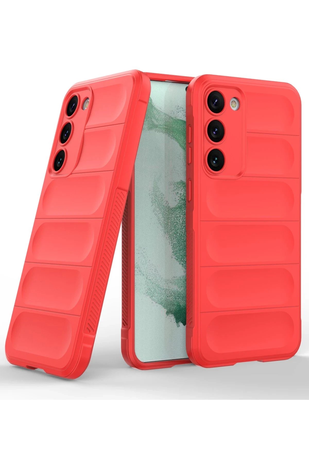 Newface Samsung Galaxy S23 Plus Kılıf Optimum Silikon - Kırmızı