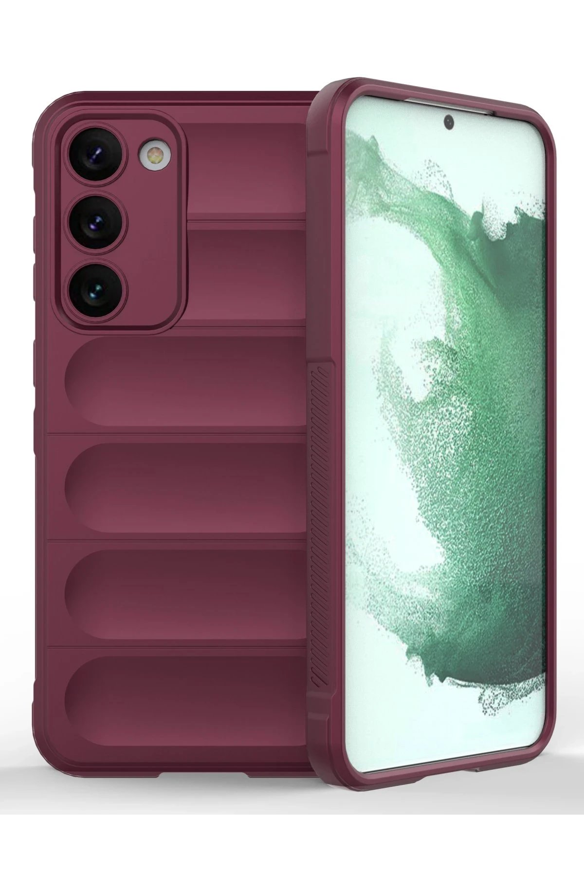 Newface Samsung Galaxy S23 Plus Kılıf Optimum Silikon - Bordo