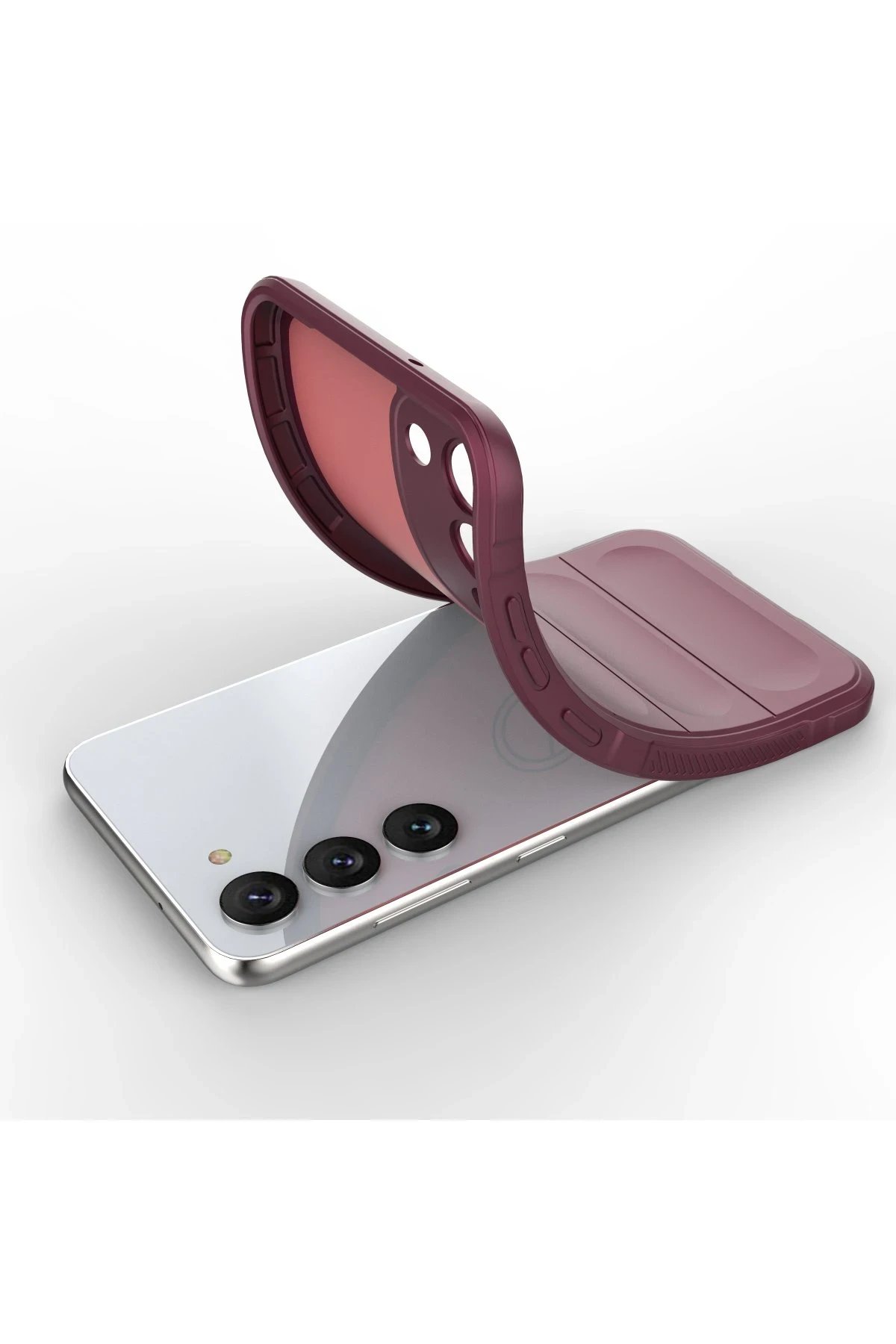 Newface Samsung Galaxy S23 Plus Kılıf Optimum Silikon - Bordo