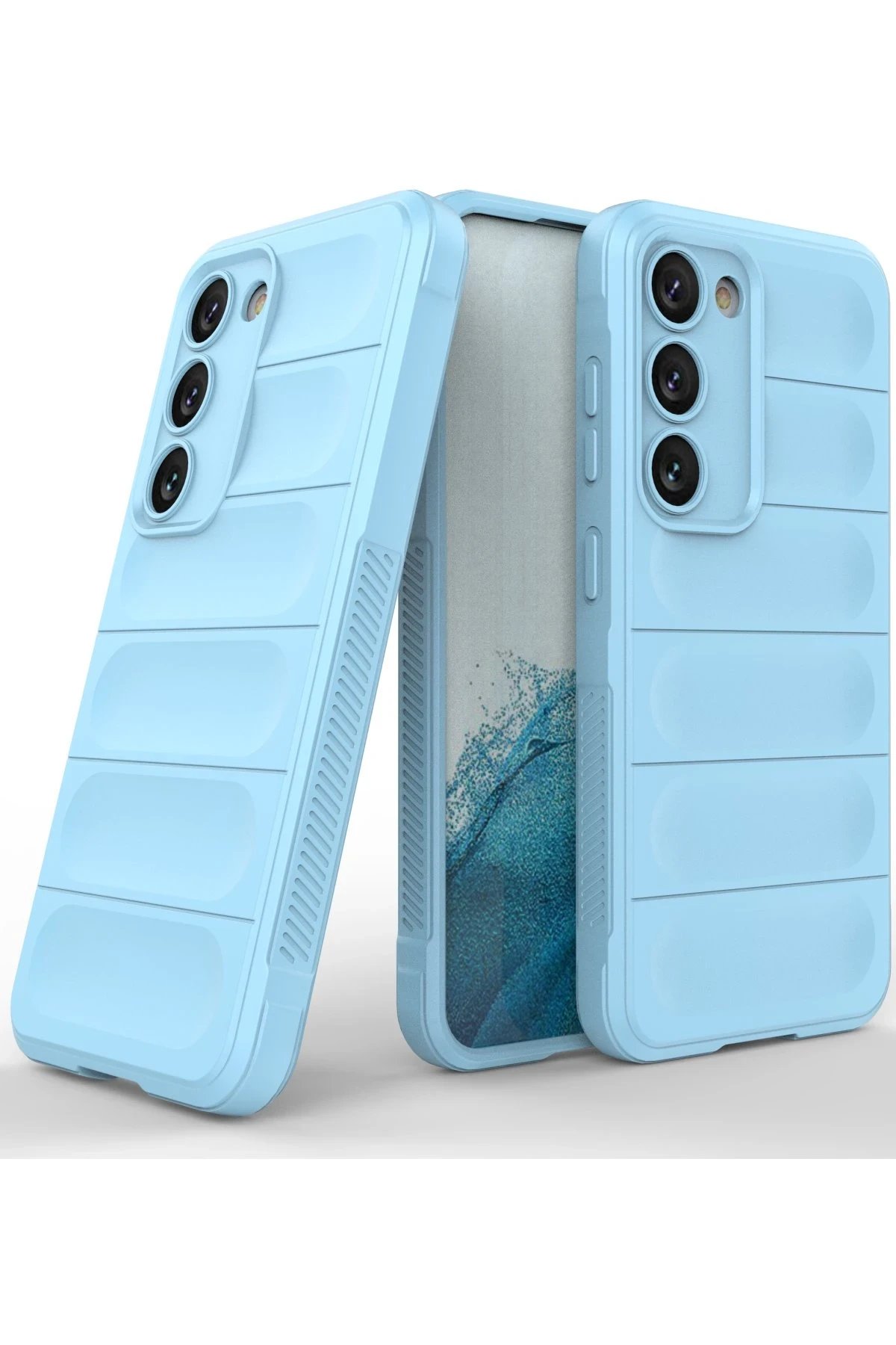 Newface Samsung Galaxy S23 Plus Kılıf Optimum Silikon - Sky Blue