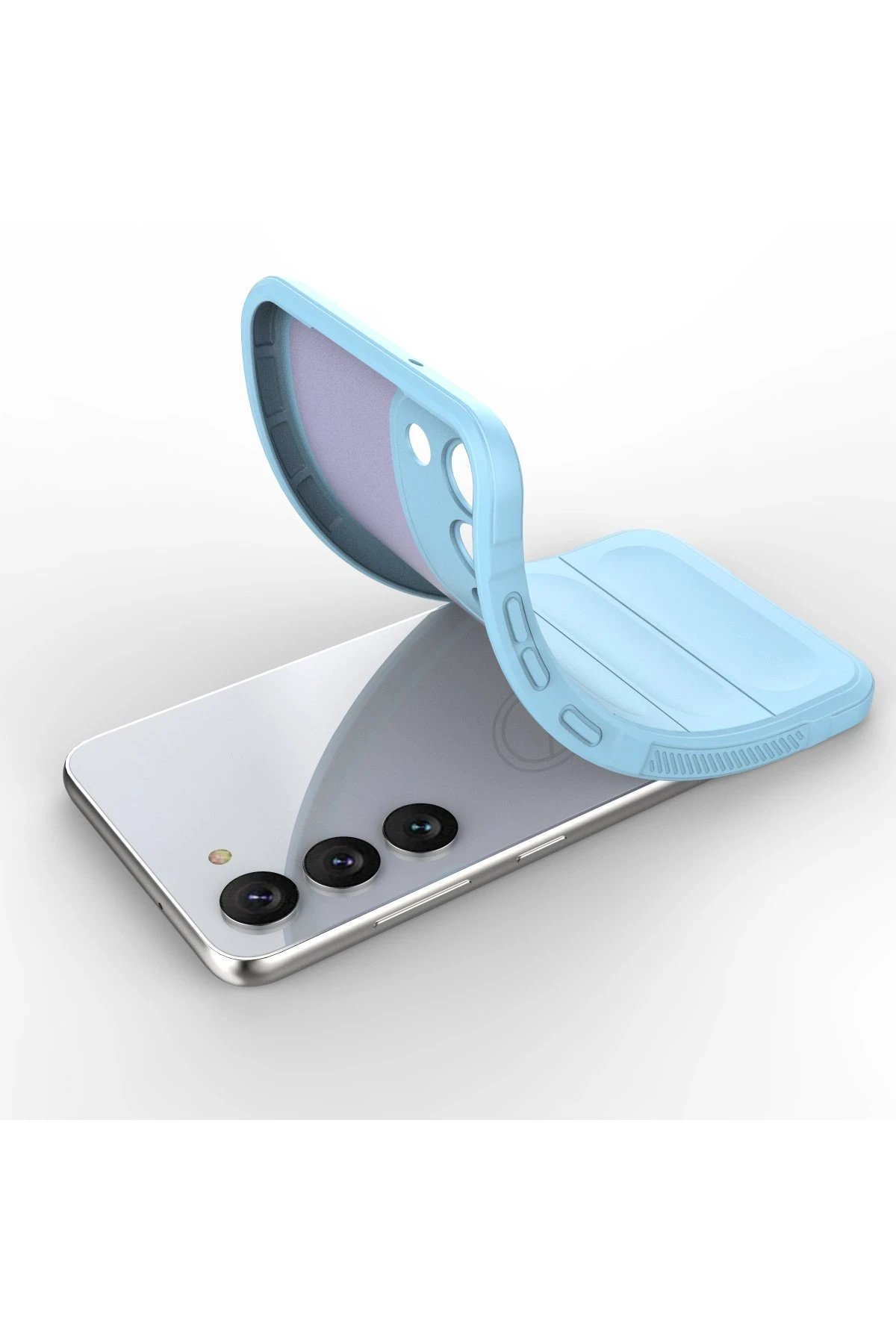 Newface Samsung Galaxy S23 Plus Kılıf Optimum Silikon - Sky Blue