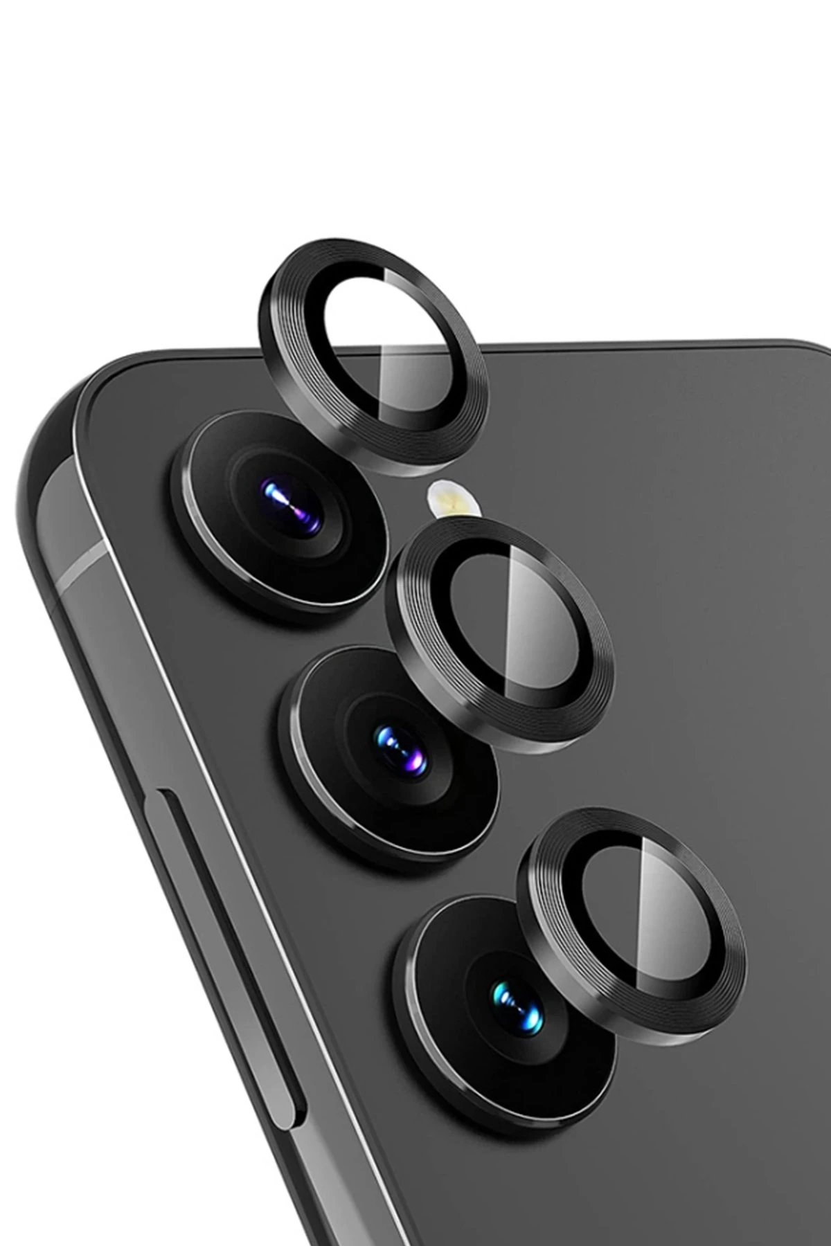 Newface Samsung Galaxy A34 5G Valdez Metal Kamera Lens - Siyah