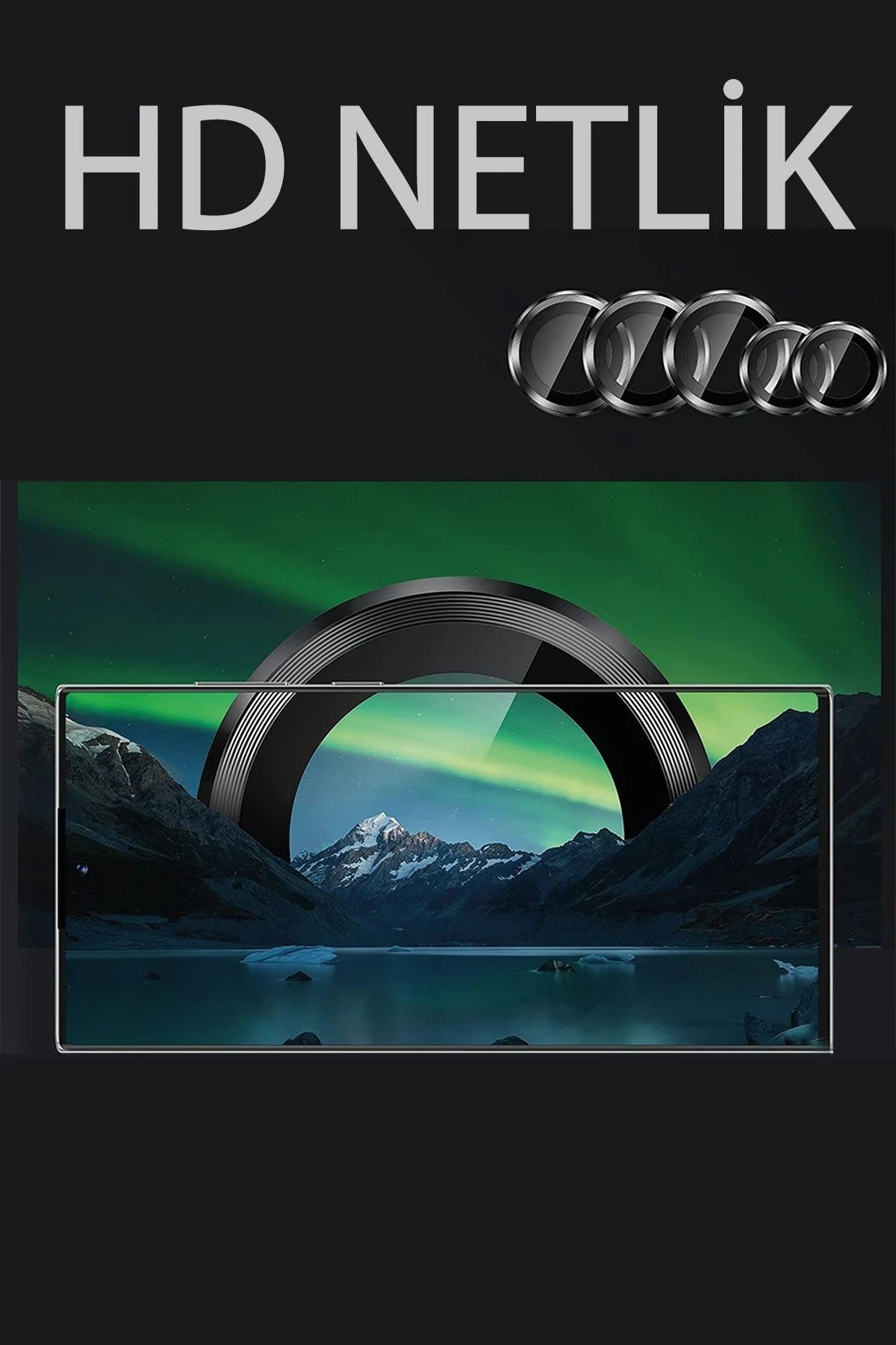 Newface Samsung Galaxy A34 5G Valdez Metal Kamera Lens - Siyah