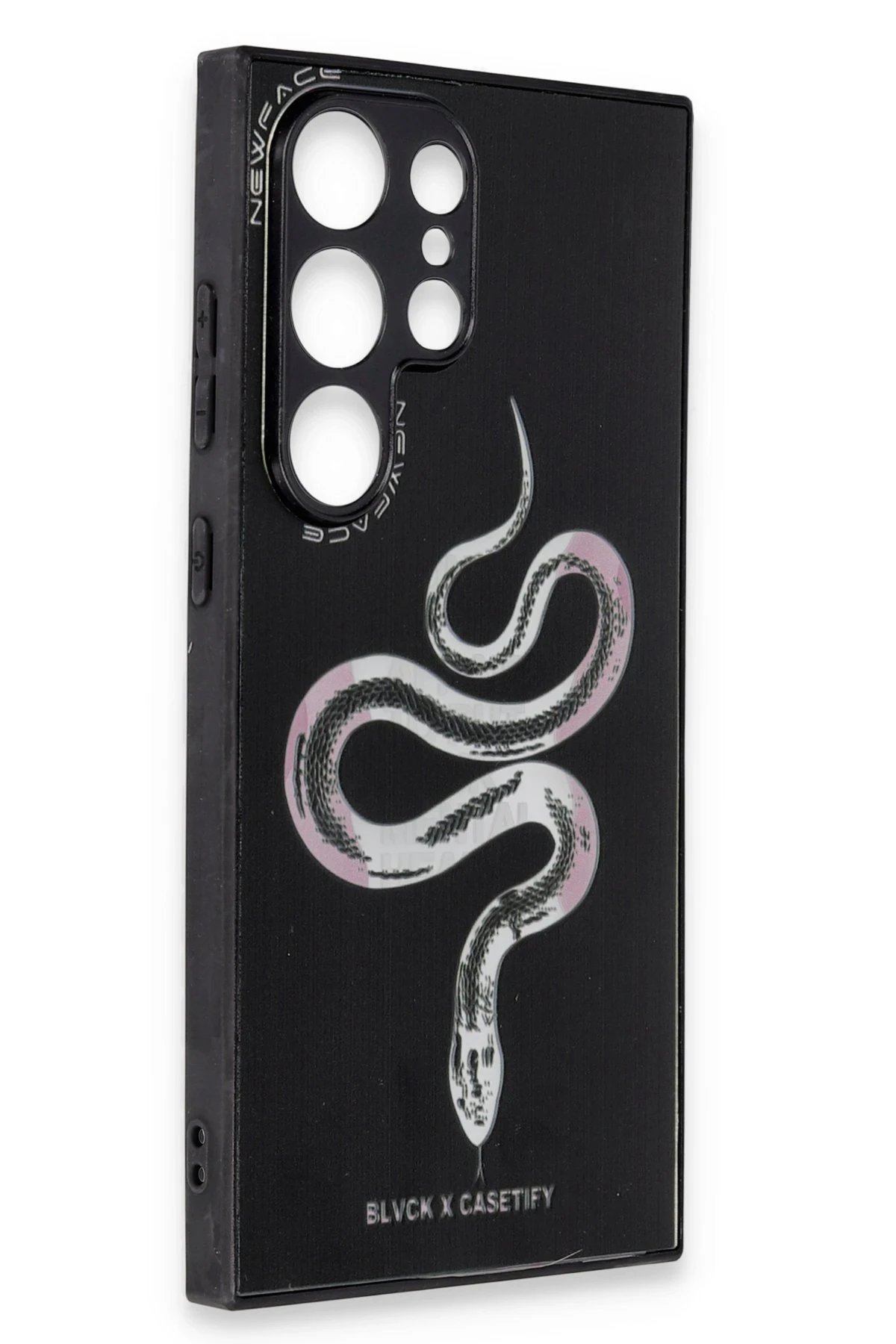 Newface Samsung Galaxy S24 Ultra Kılıf Mirror Desenli Kapak - Mirror - 13