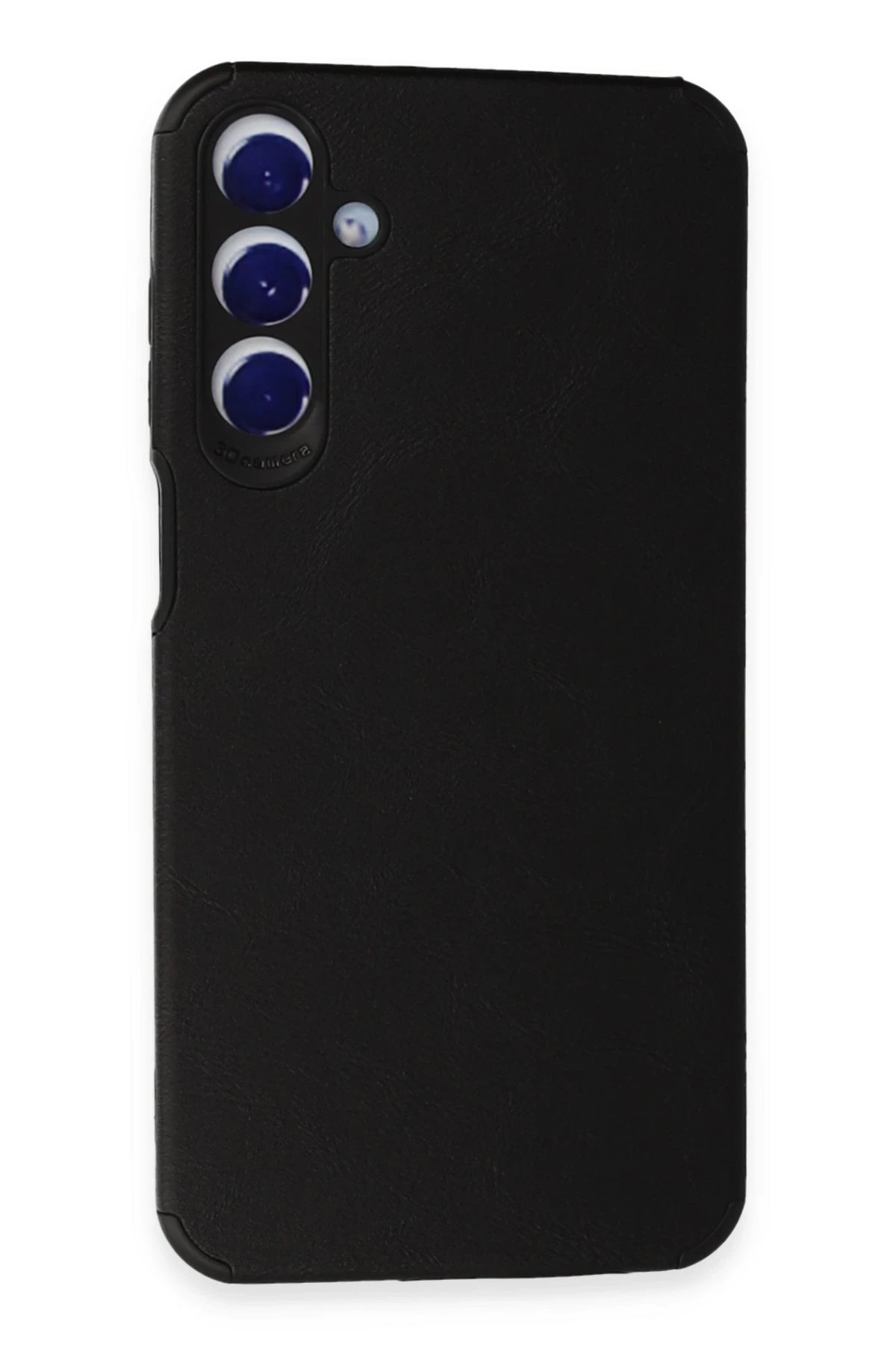 Newface Samsung Galaxy A35 5G Kılıf Loop Deri Silikon - Siyah