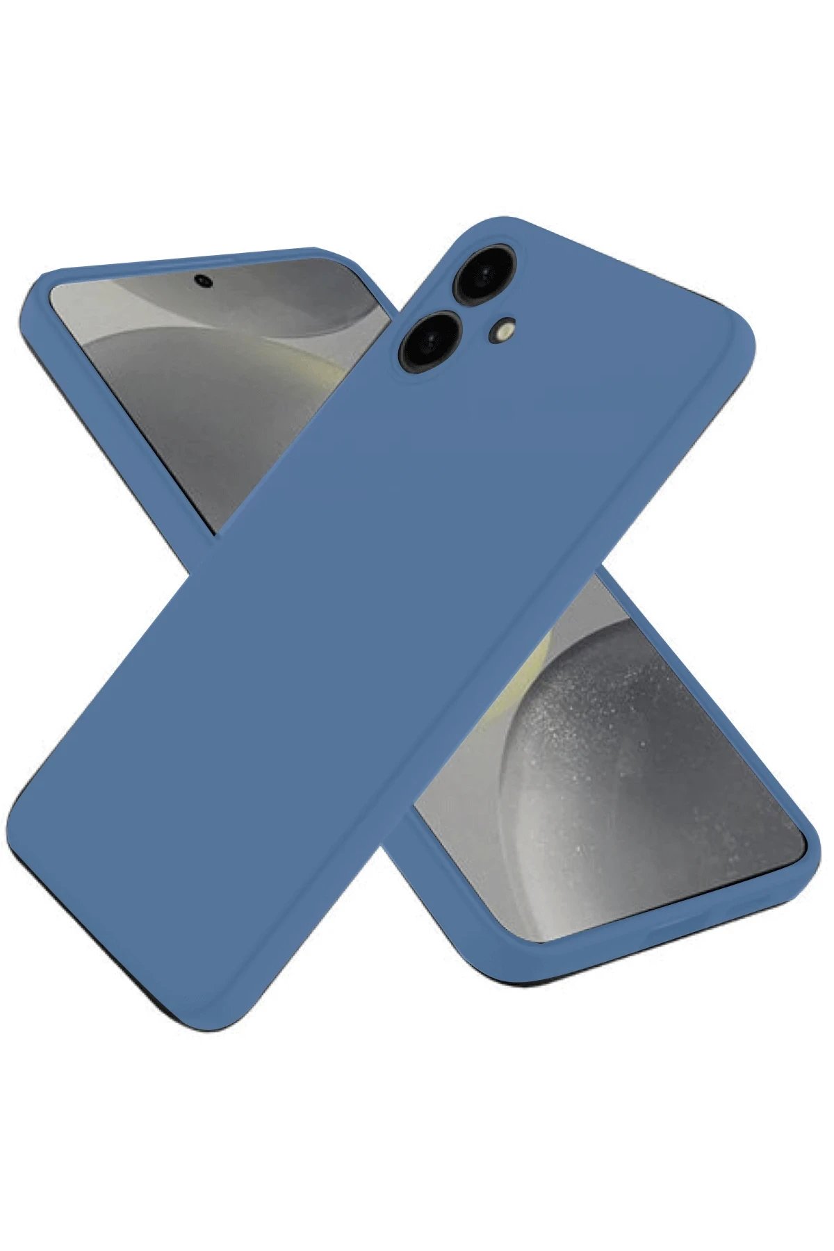 Newface Samsung Galaxy A06 Kılıf First Silikon - Mavi