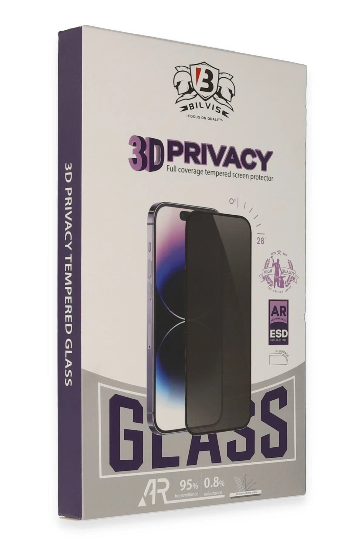 Newface Samsung Galaxy S25 Ultra Bilvis 3D Hayalet Cam Ekran Koruyucu