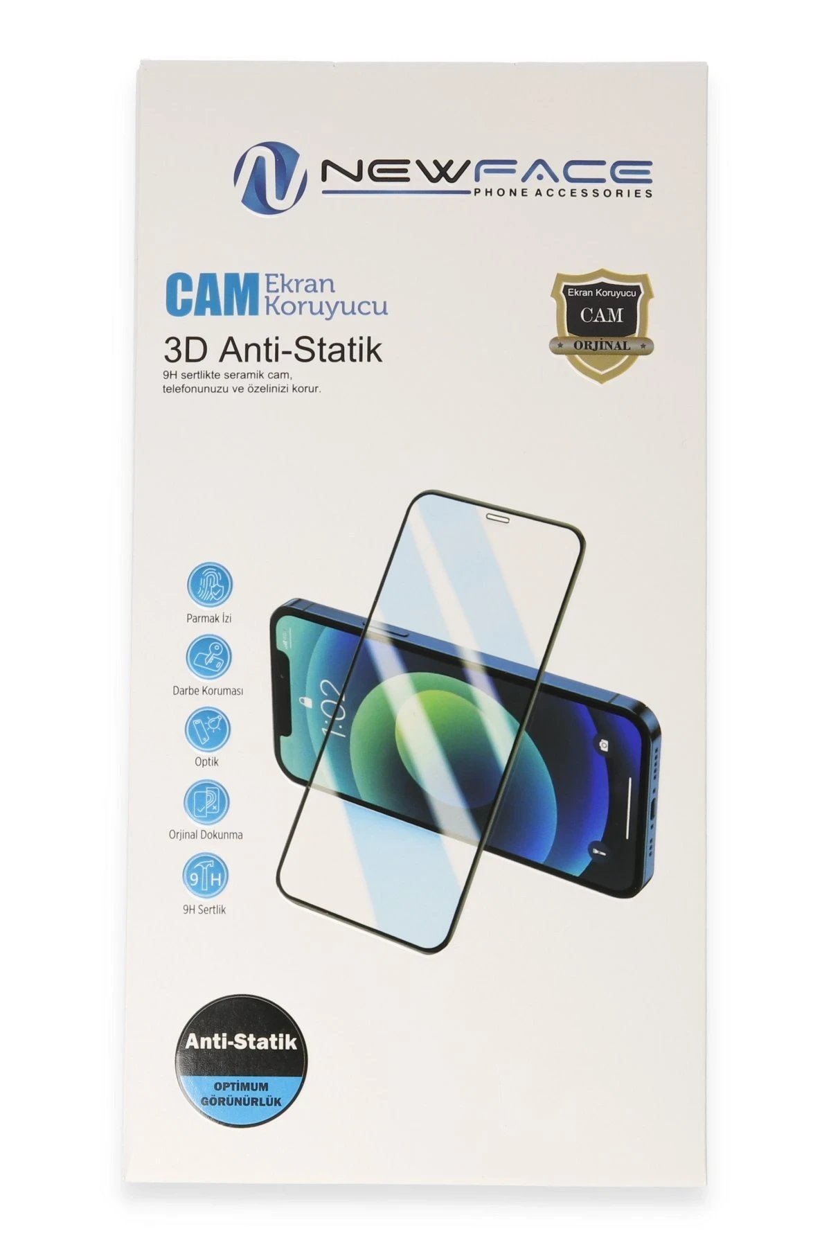 Newface Samsung Galaxy S25 Ultra 3D Antistatik Cam Ekran Koruyucu