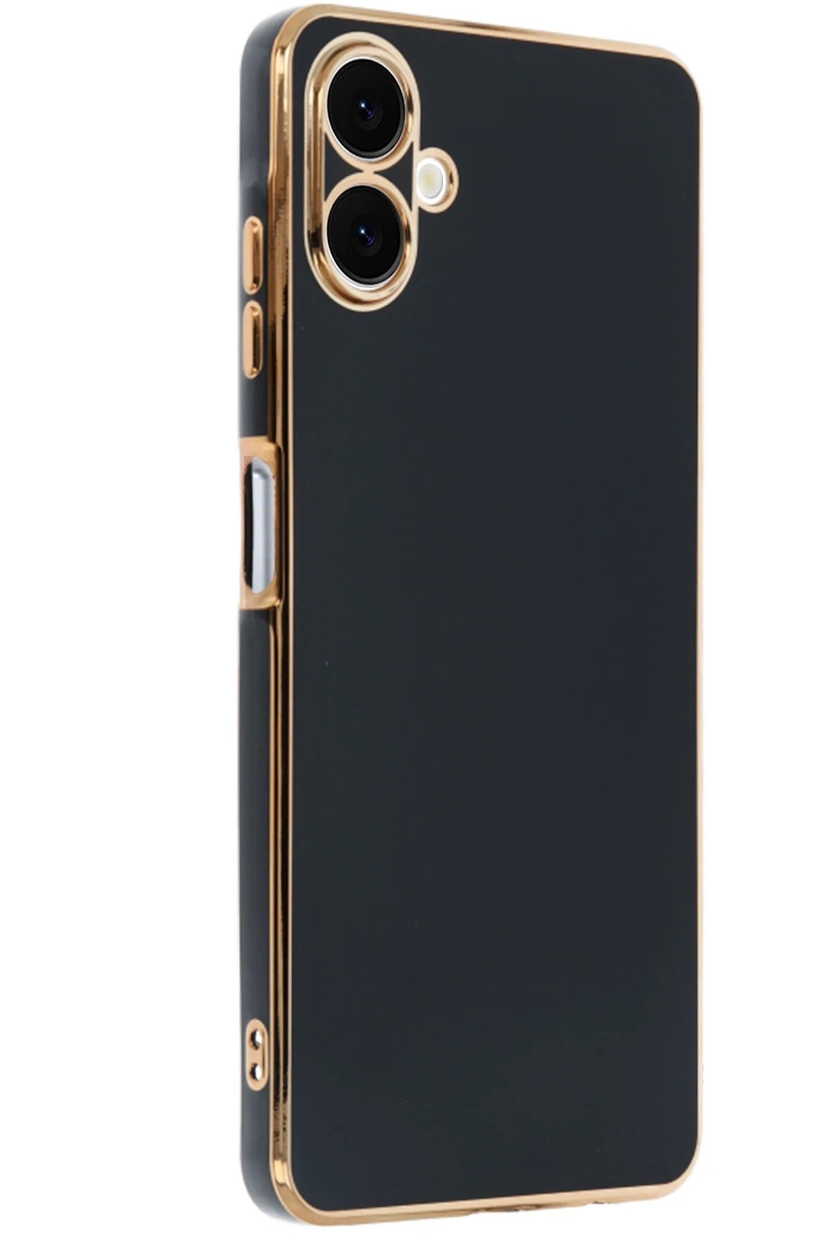 Newface Samsung Galaxy A06 Kılıf Volet Silikon - Siyah