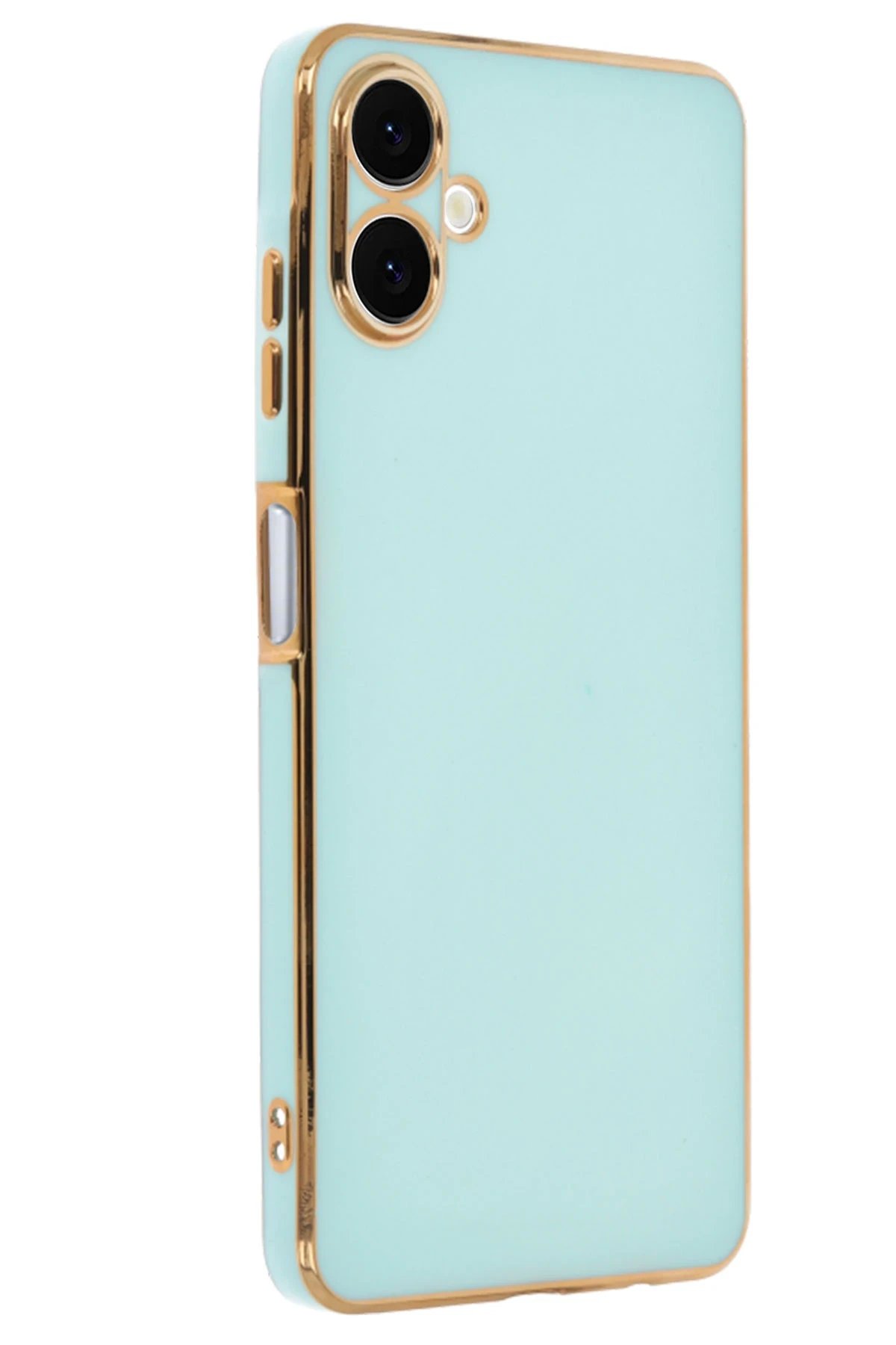 Newface Samsung Galaxy A06 Kılıf Volet Silikon - Açık Yeşil