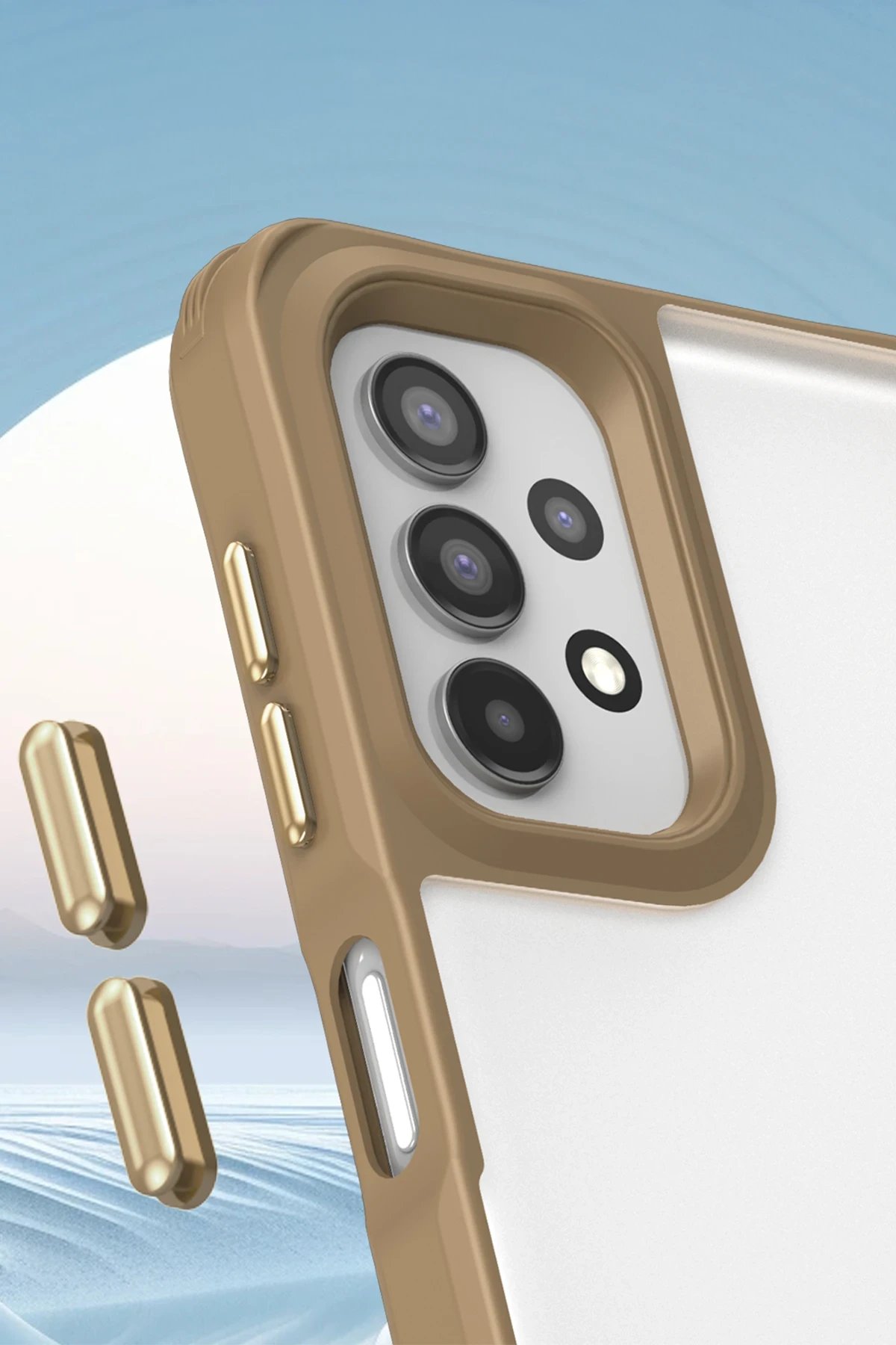 Newface Samsung Galaxy A23 4G Kılıf Penta Silikon Kılıf - Siyah