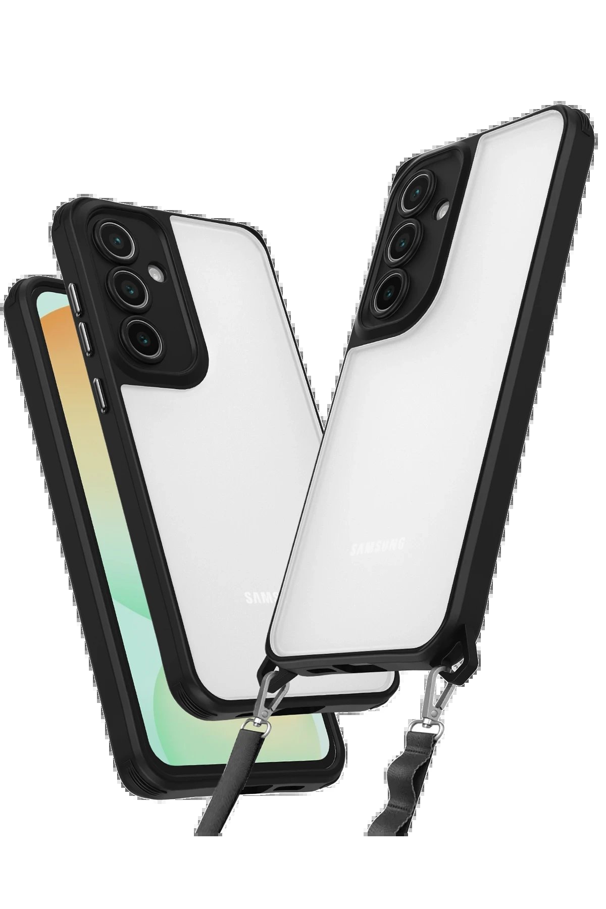 Newface Samsung Galaxy A16 5G Kılıf Penta Silikon Kılıf - Siyah