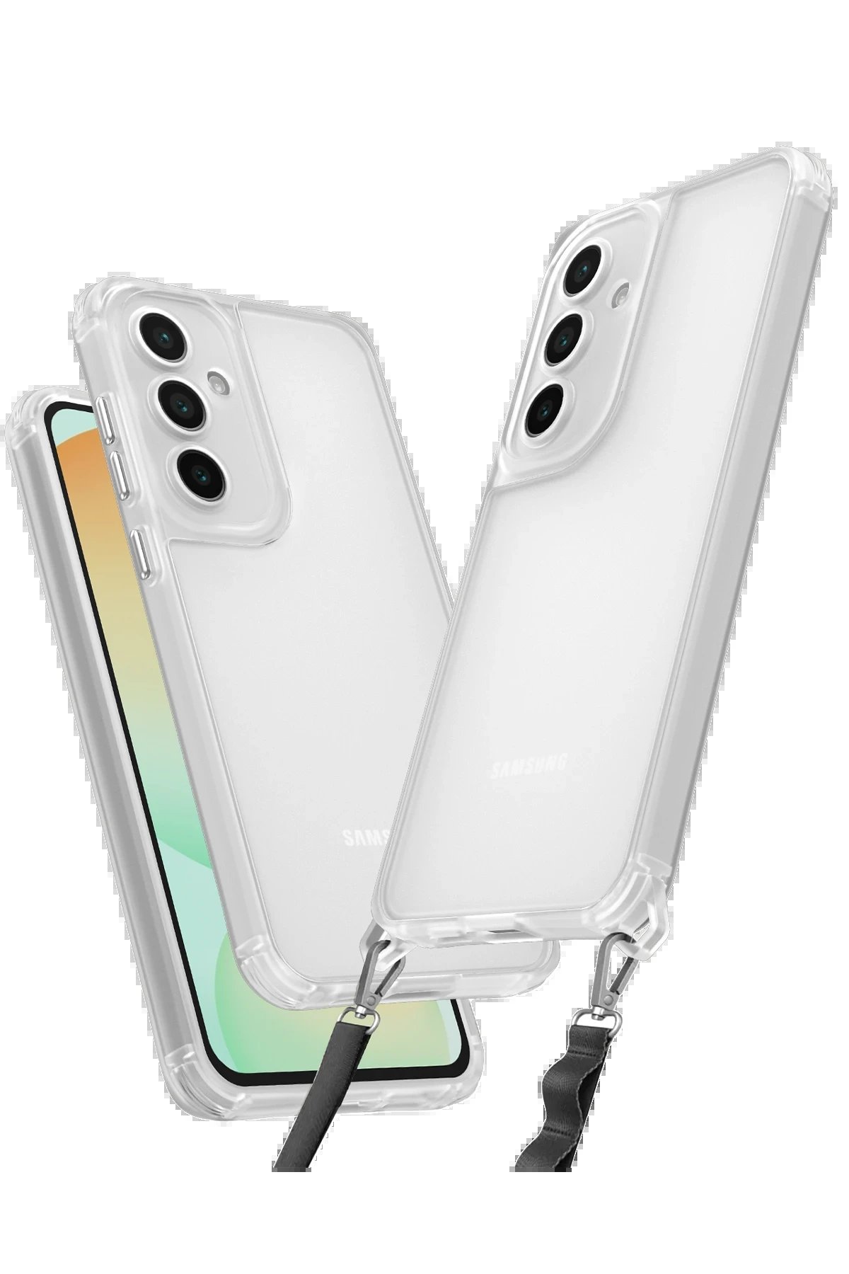 Newface Samsung Galaxy A56 Kılıf Penta Silikon Kılıf - Şeffaf