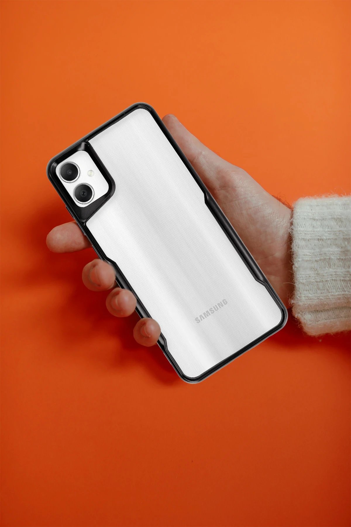 Newface Samsung Galaxy A06 Kılıf Boyi Silikon Kapak - Gümüş