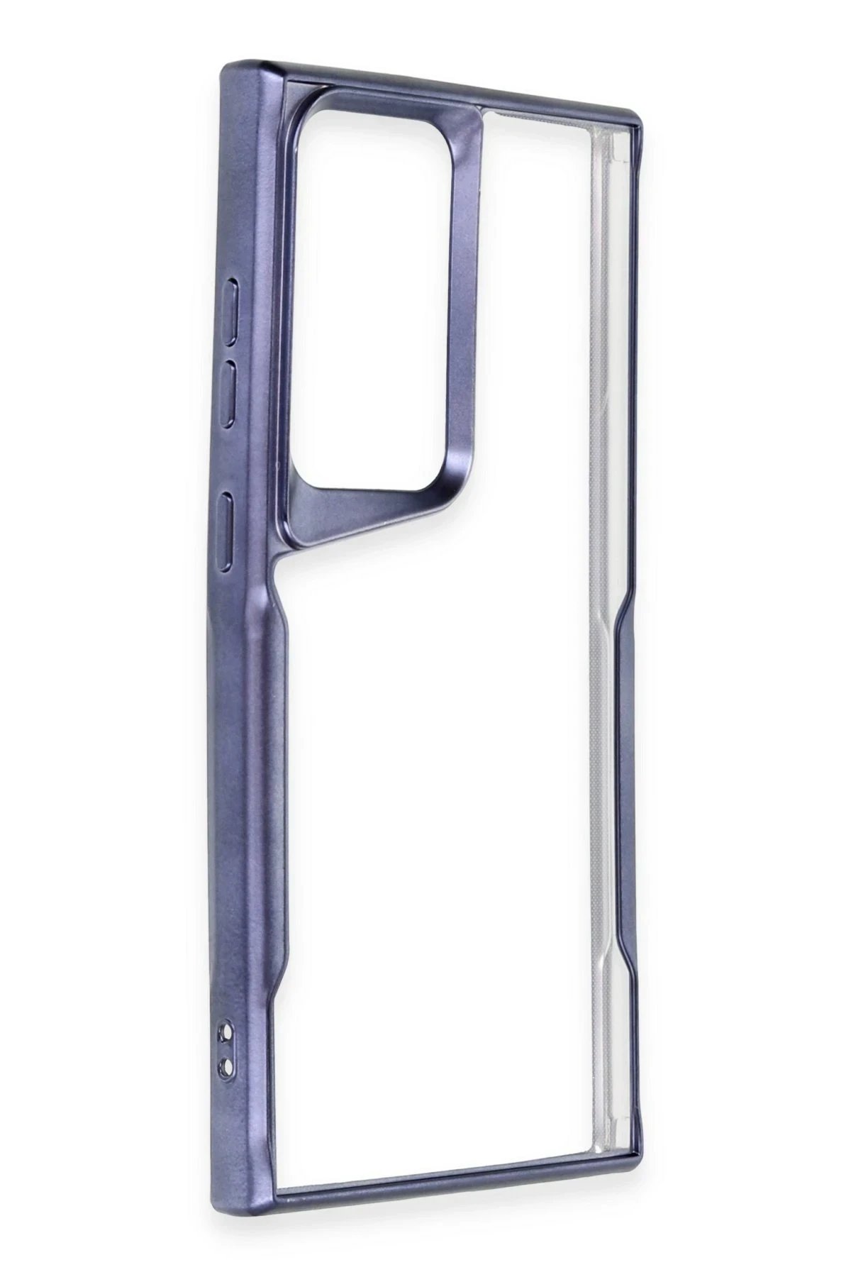 Newface Samsung Galaxy S25 Ultra Kılıf Boyi Silikon Kapak - Lacivert