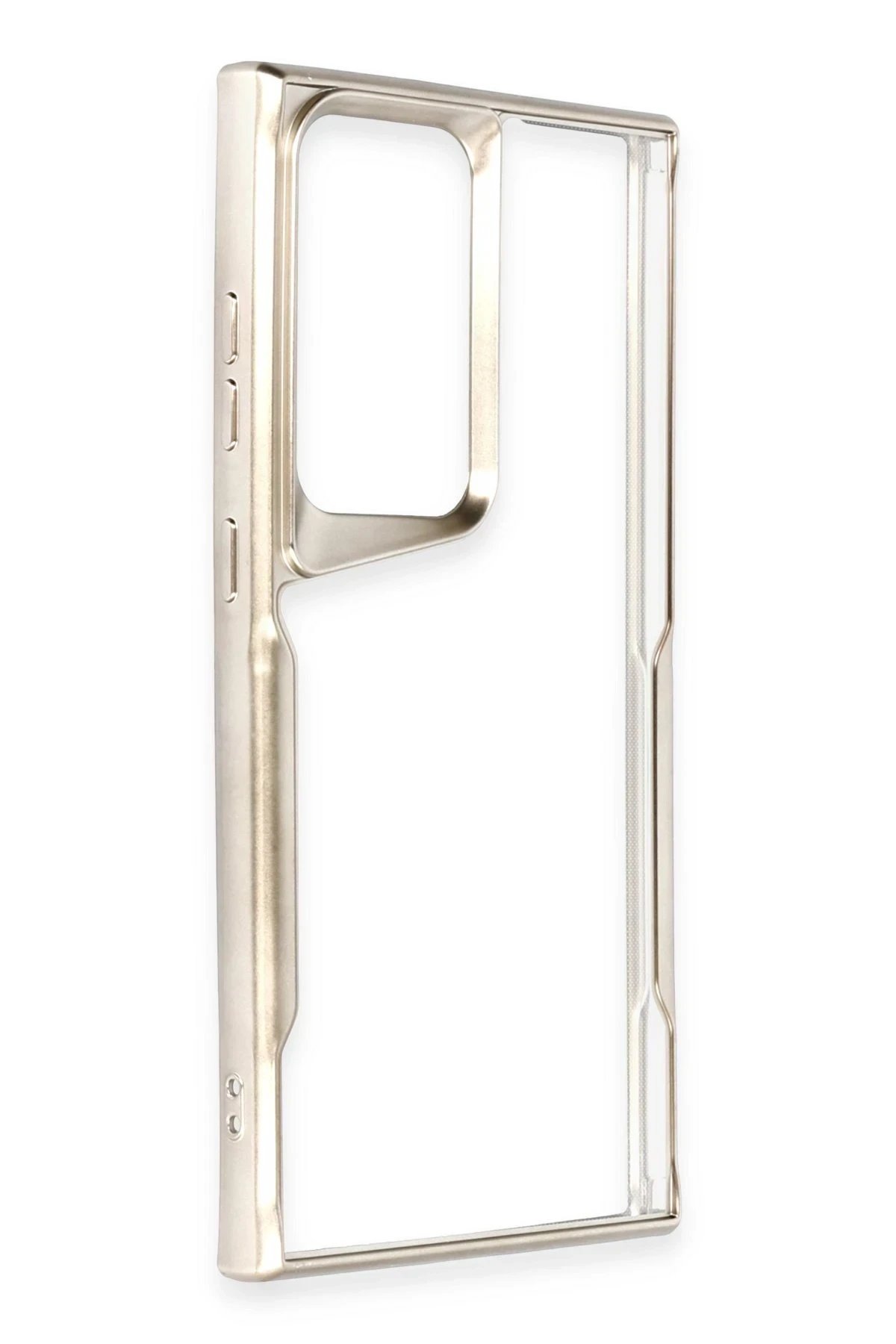 Newface Samsung Galaxy S25 Ultra Kılıf Boyi Silikon Kapak - Titan Gri