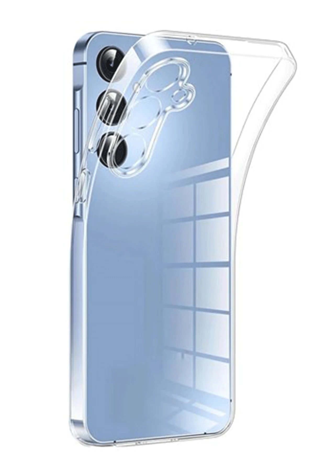 Newface Samsung Galaxy A56 Kılıf Lüx Şeffaf Silikon