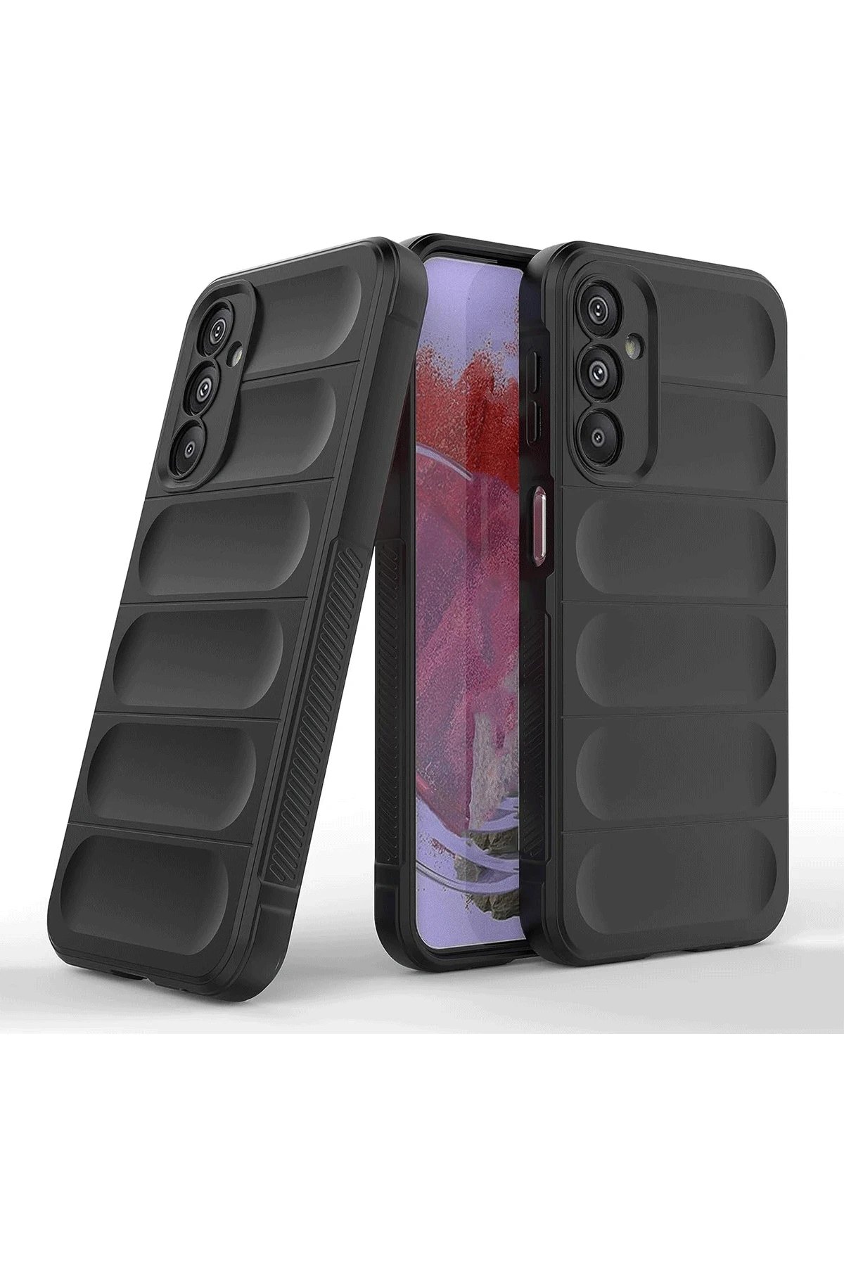 Newface Samsung A36 Kılıf Optimum Silikon - Siyah