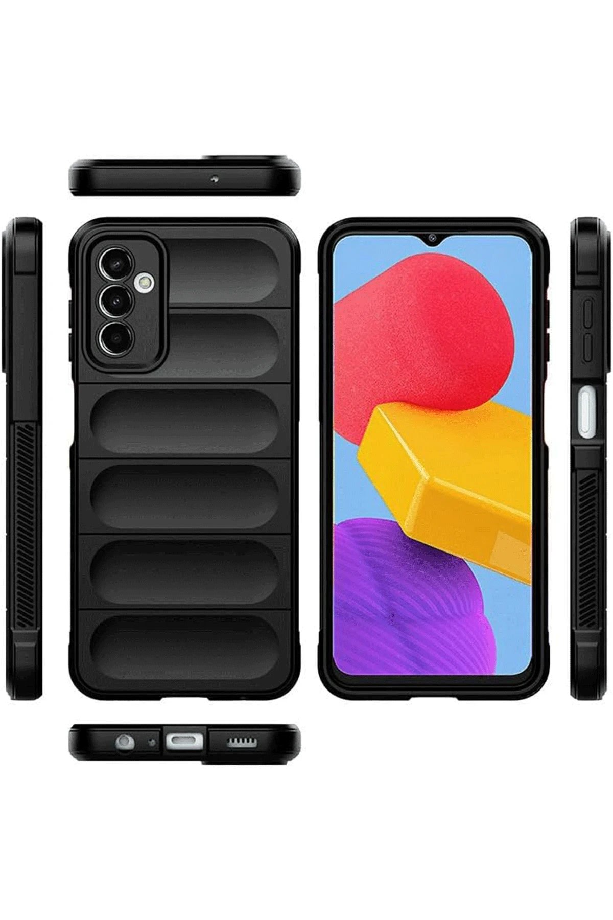 Newface Samsung A36 Kılıf Optimum Silikon - Siyah