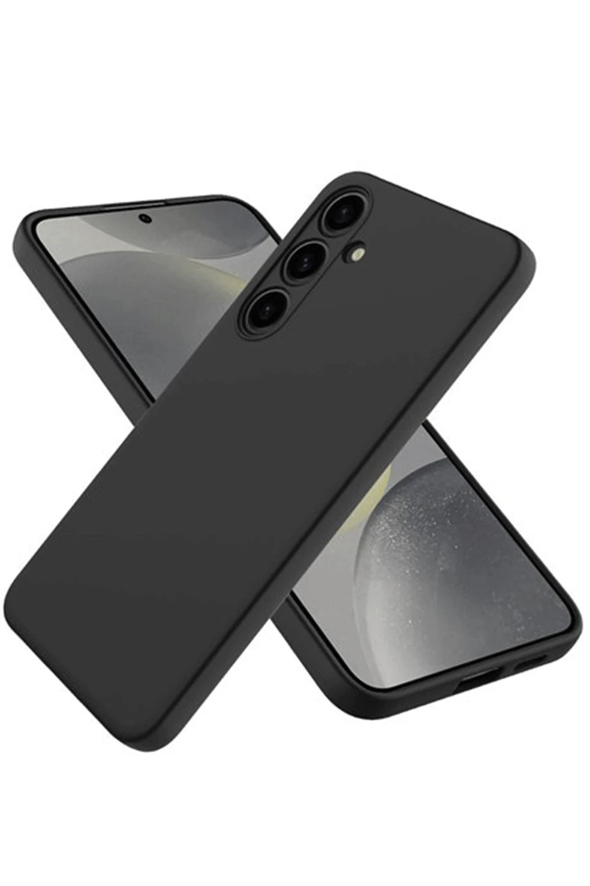 Newface Samsung Galaxy A56 Kılıf Nano içi Kadife Silikon - Siyah