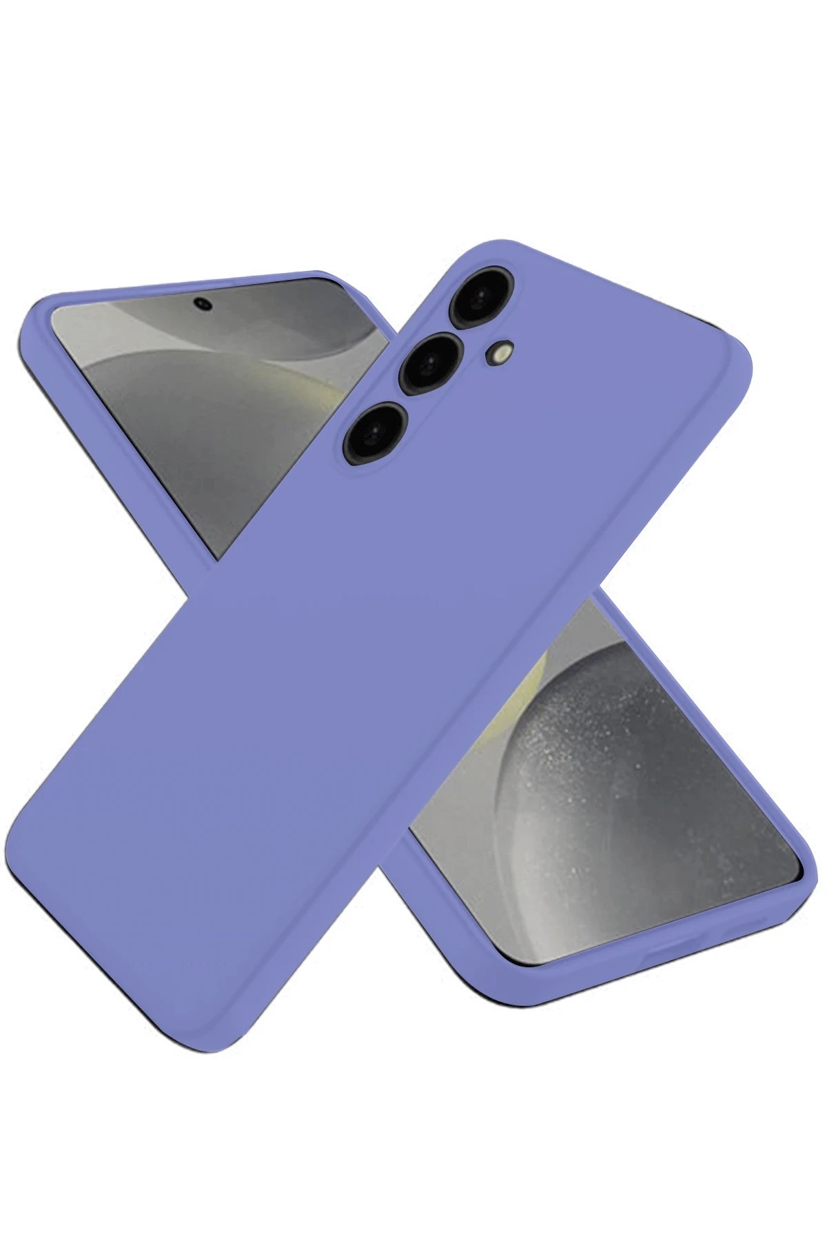 Newface Samsung Galaxy A56 Kılıf Nano içi Kadife Silikon - Lila