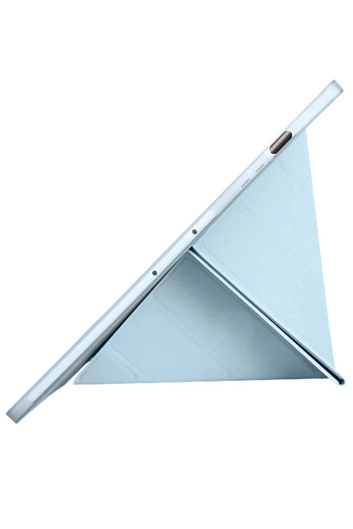 Newface Samsung Galaxy X510 Tab S9 FE 11 Kılıf Kalemlikli Mars Tablet Kılıfı - Mavi