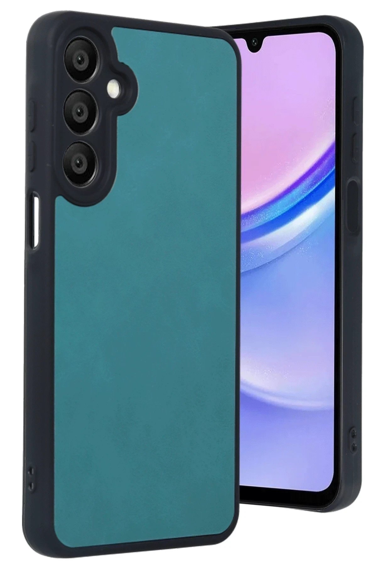 Newface Samsung Galaxy M15 Kılıf Aras Deri Kapak - Açık Yeşil