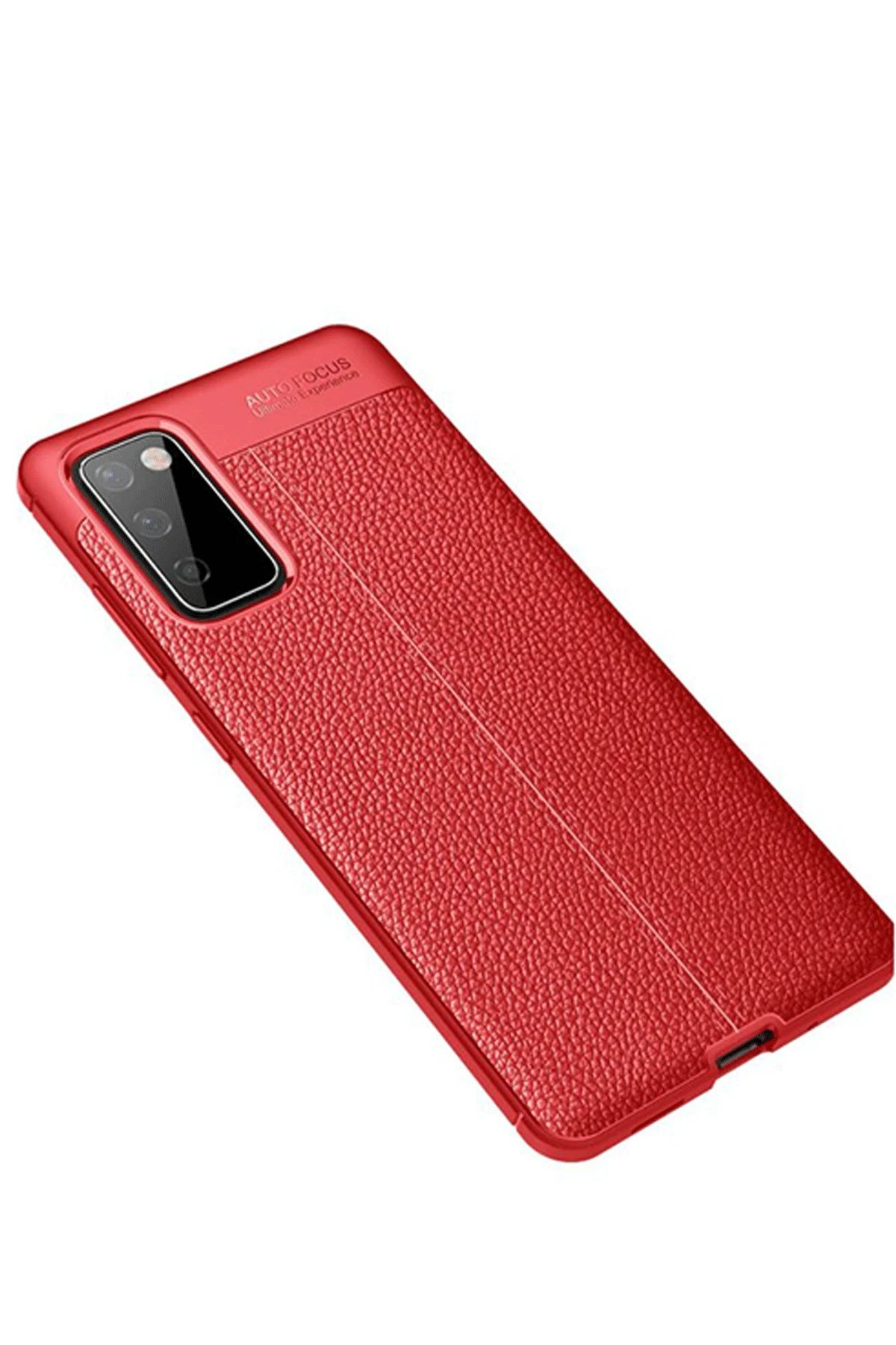 Newface Samsung Galaxy S20 FE Kılıf Auto Focus Kapak - Kırmızı