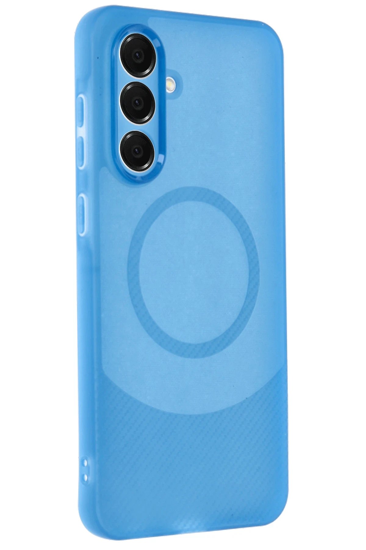 Newface Samsung A26 Kılıf Maya Karbon Kapak - Mavi