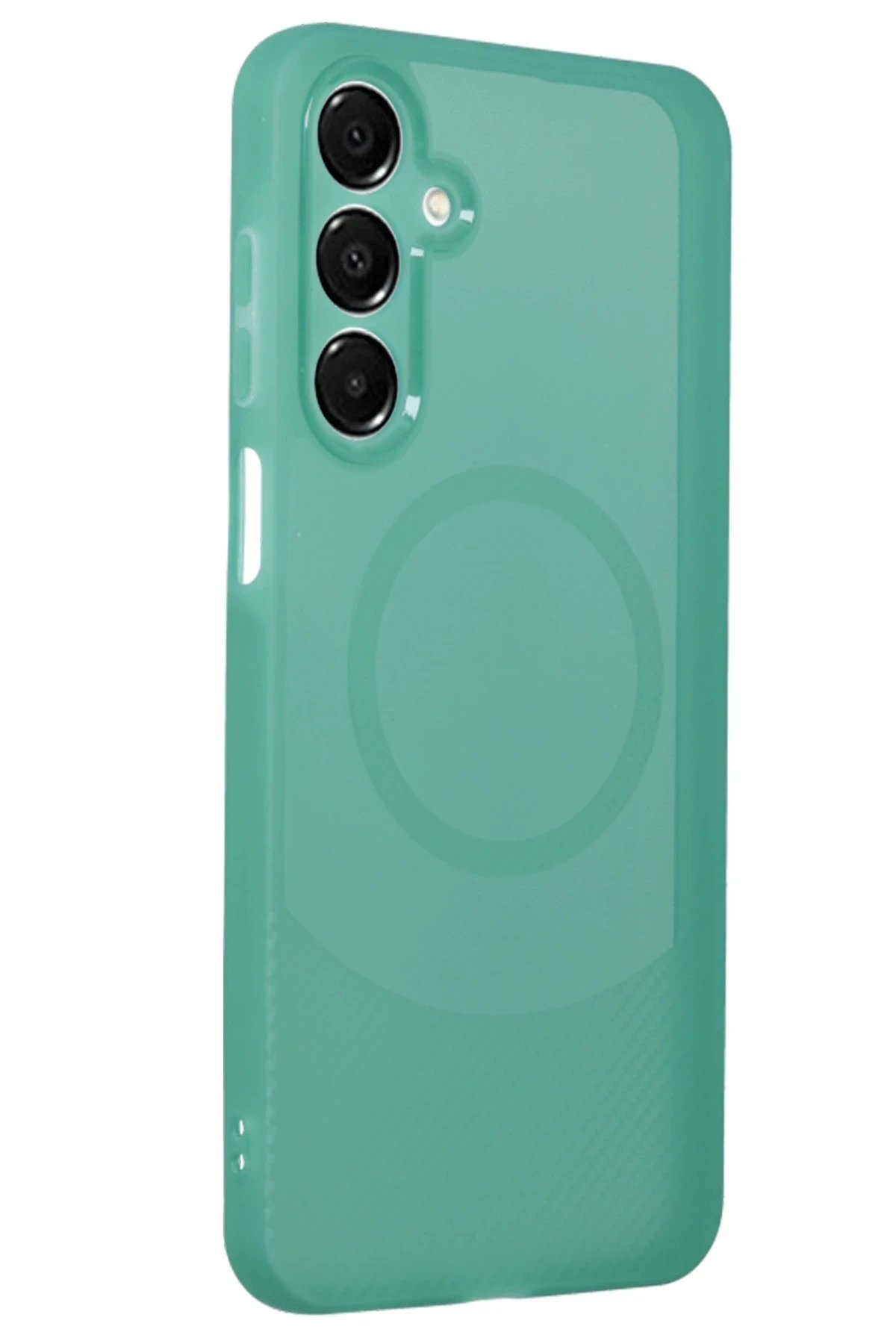 Newface Samsung A56 Kılıf Maya Karbon Kapak - Koyu Yeşil