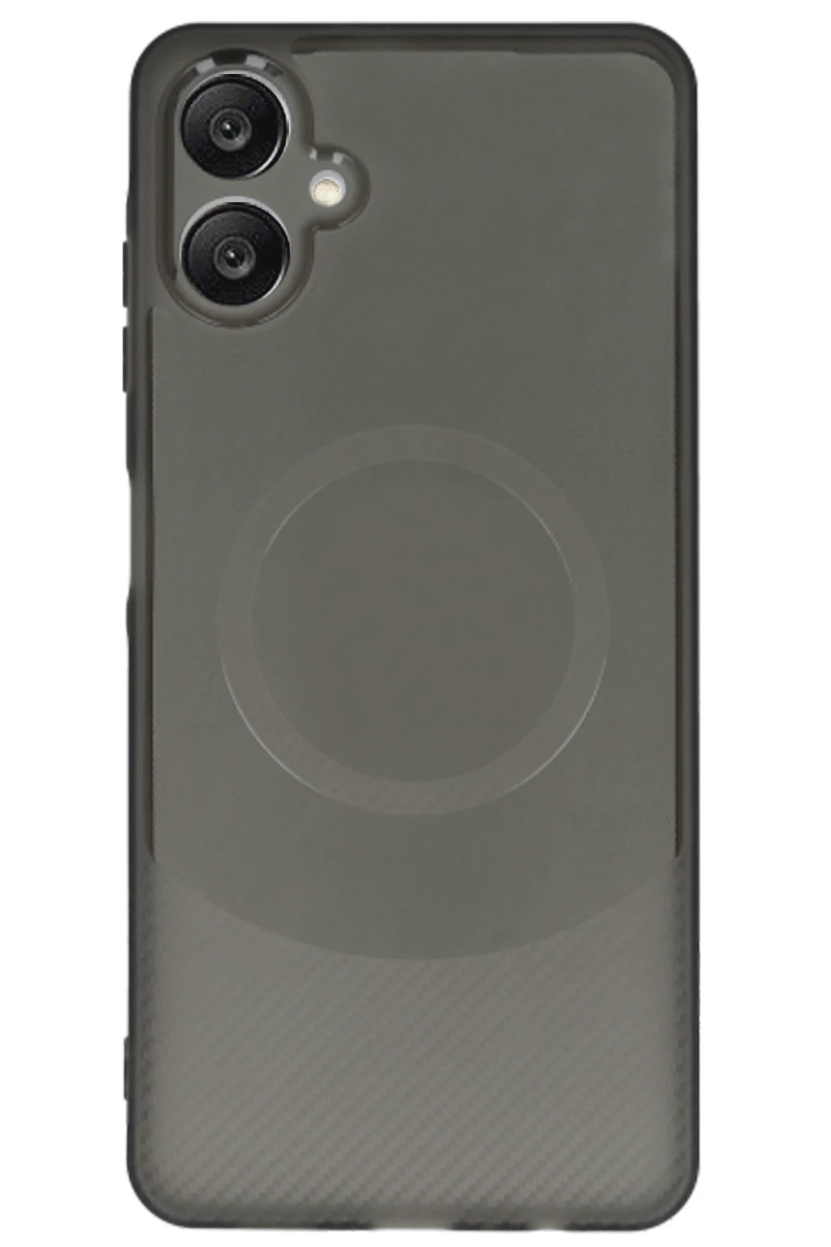 Newface Samsung A06 Kılıf Maya Karbon Kapak - Siyah