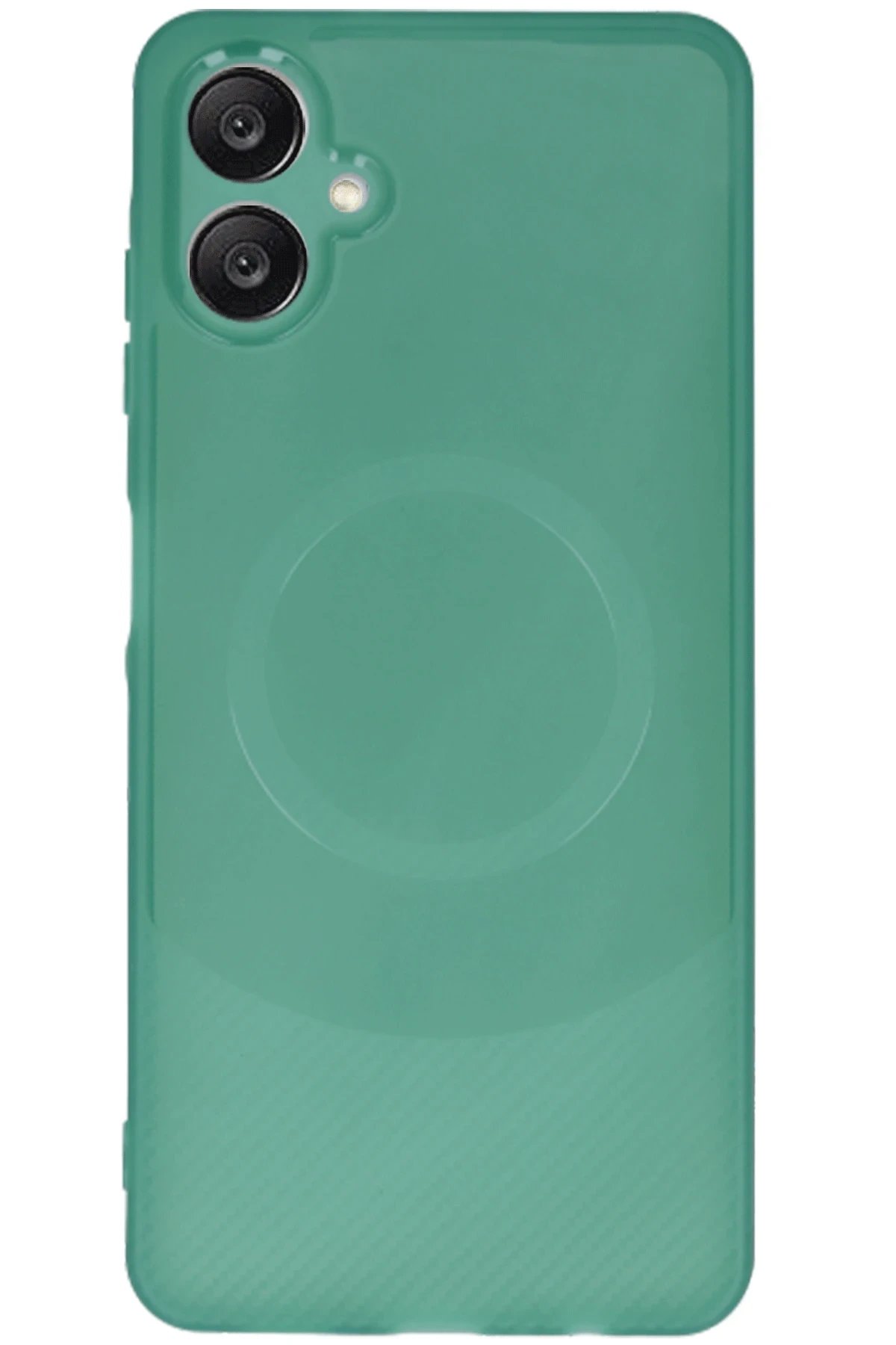 Newface Samsung A06 Kılıf Maya Karbon Kapak - Koyu Yeşil