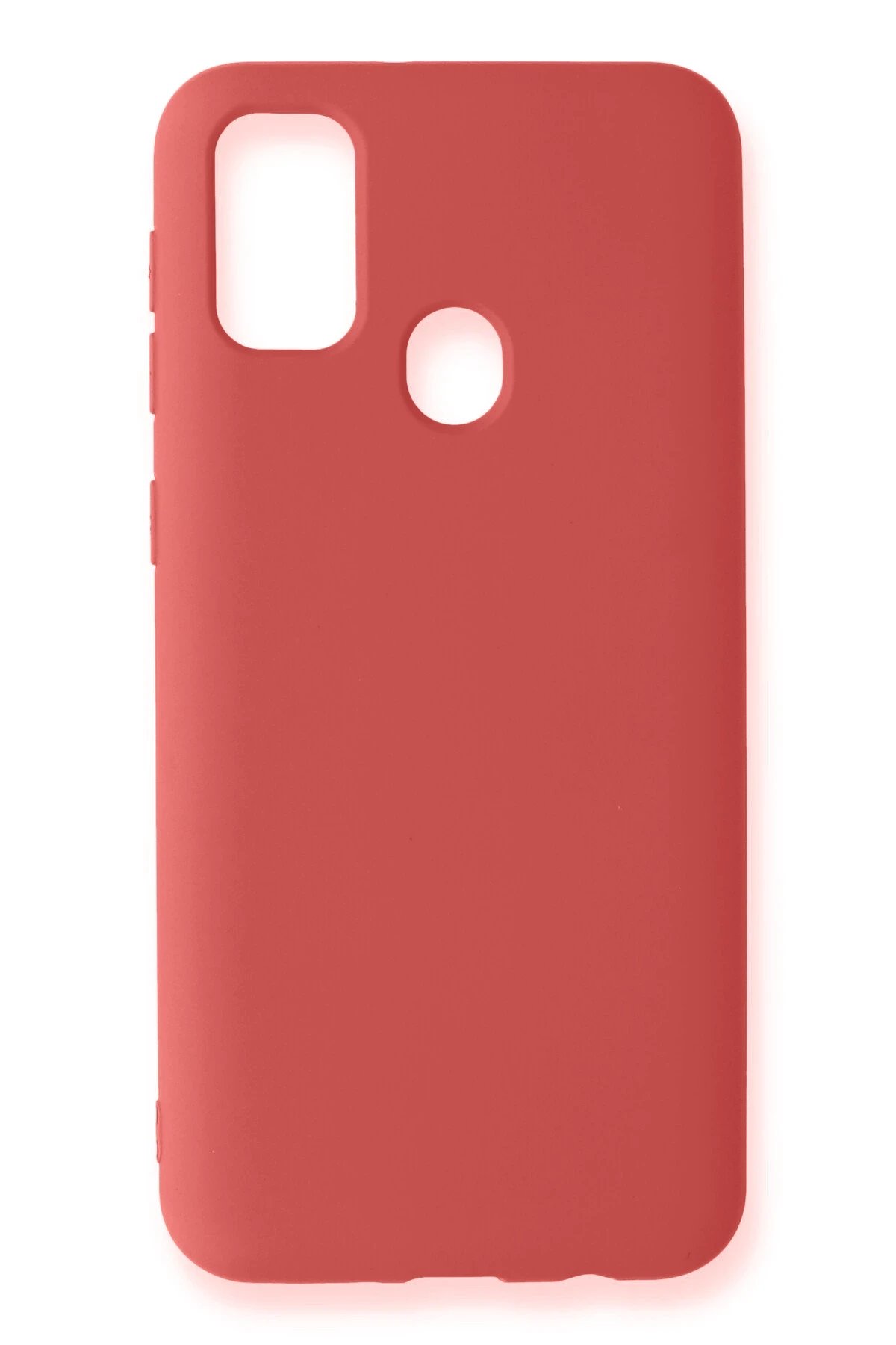 Newface Samsung Galaxy M31 Kılıf Nano içi Kadife Silikon - Kiremit