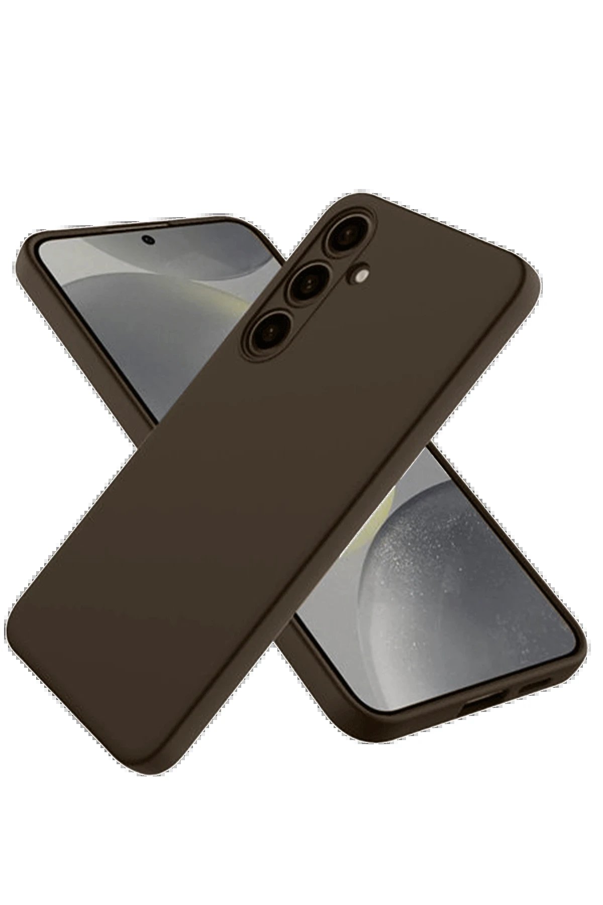 Newface Samsung Galaxy A26 Kılıf First Silikon - Kahverengi