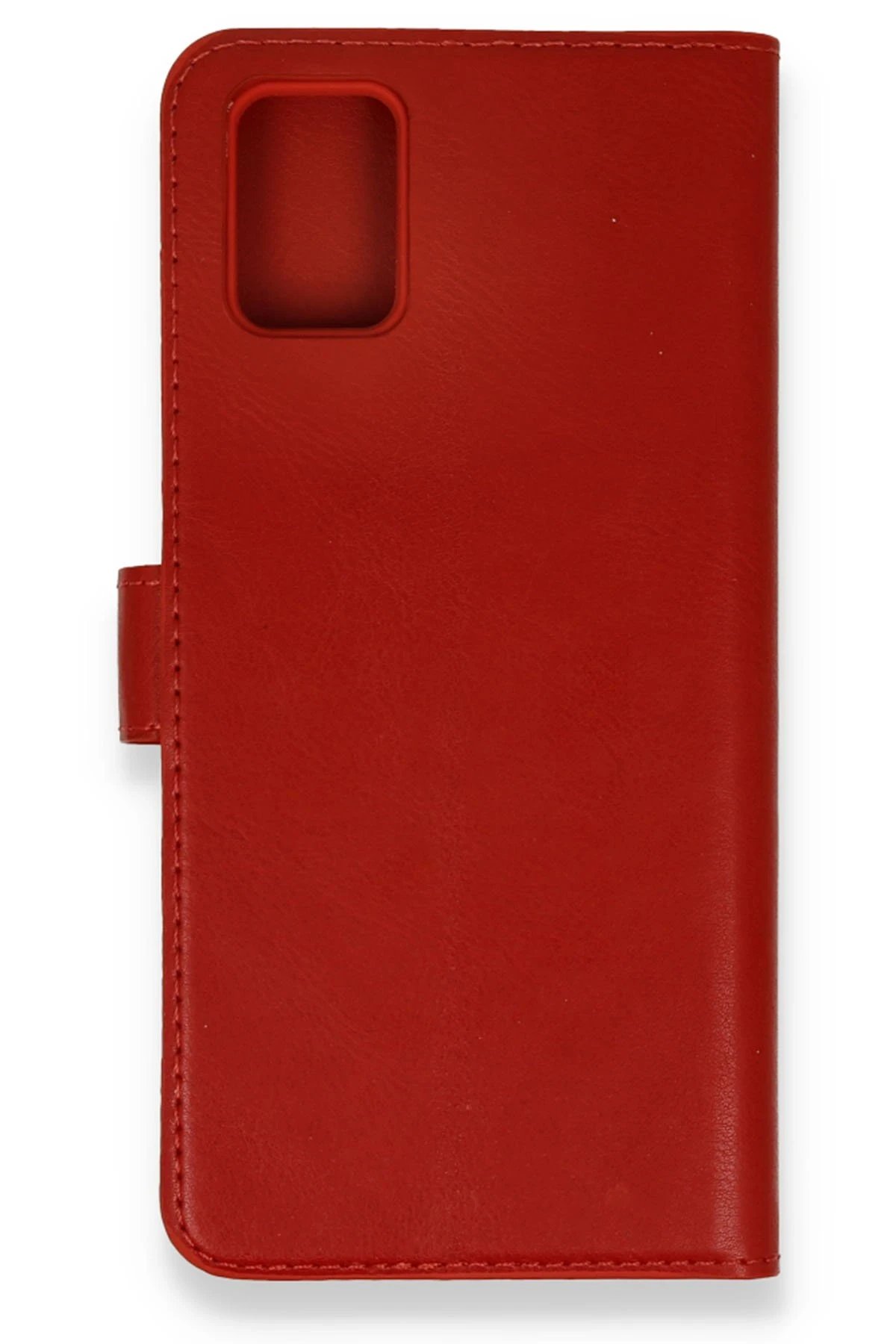 Newface Samsung Galaxy A71 Trend S Plus Kapaklı Kılıf - Kırmızı